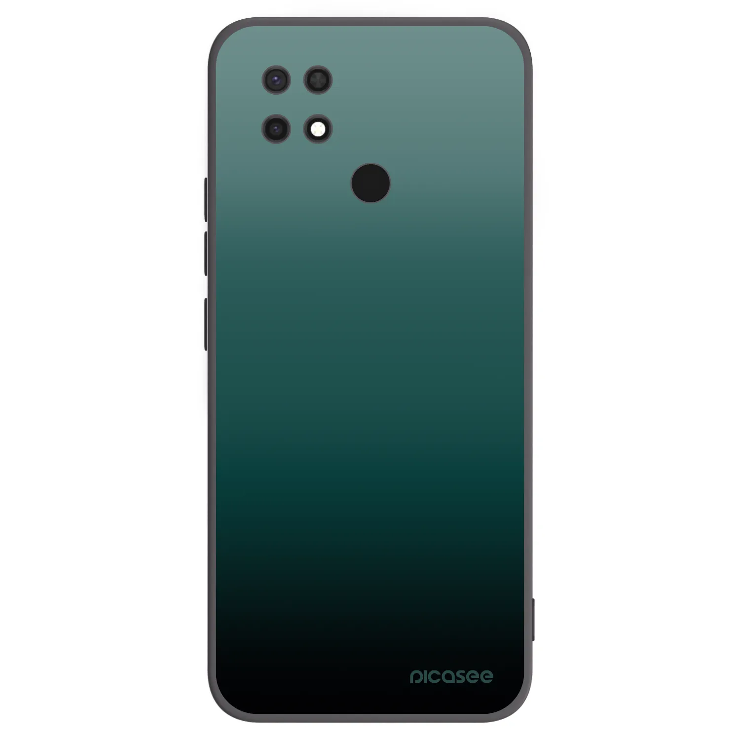 Picasee silikonski črni ovitek za Xiaomi Redmi 10C - Verdant Fade