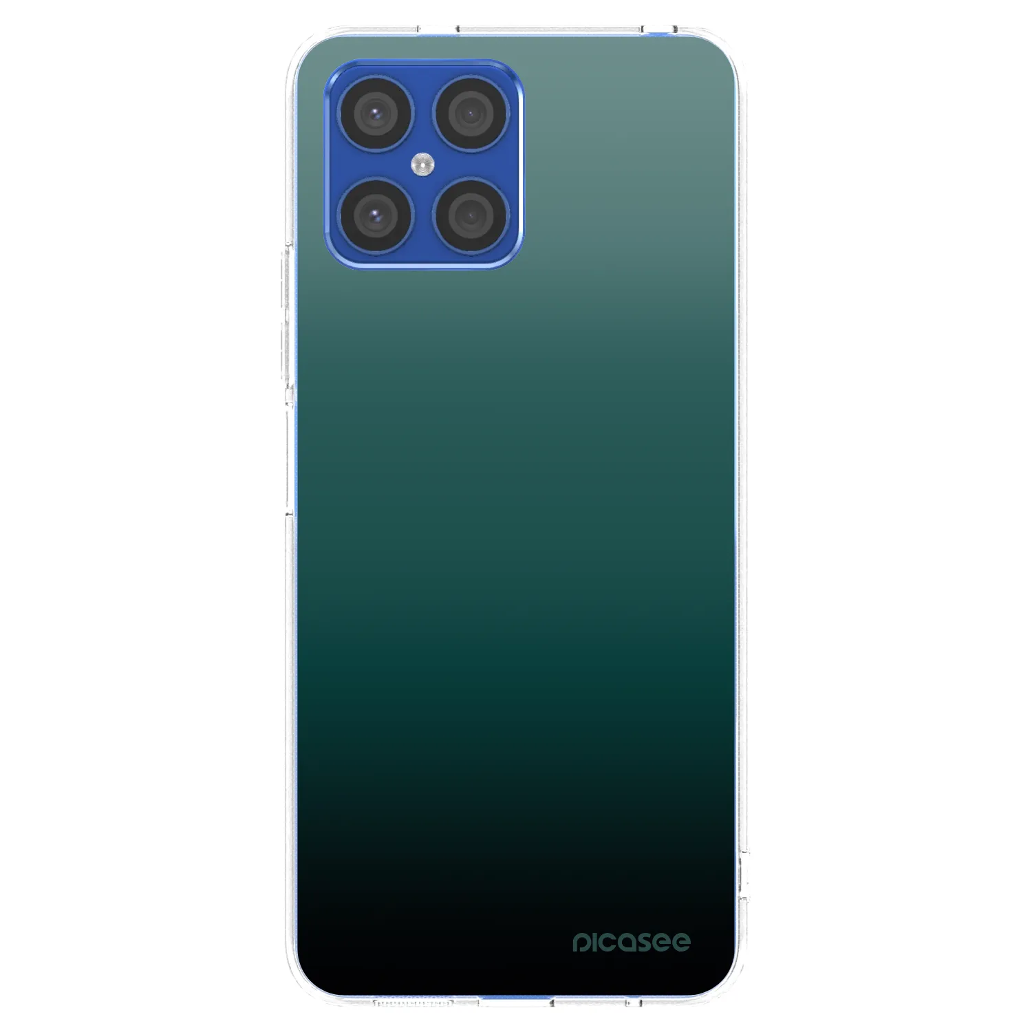 Picasee silikonski prozorni ovitek za Honor X8 4G - Verdant Fade