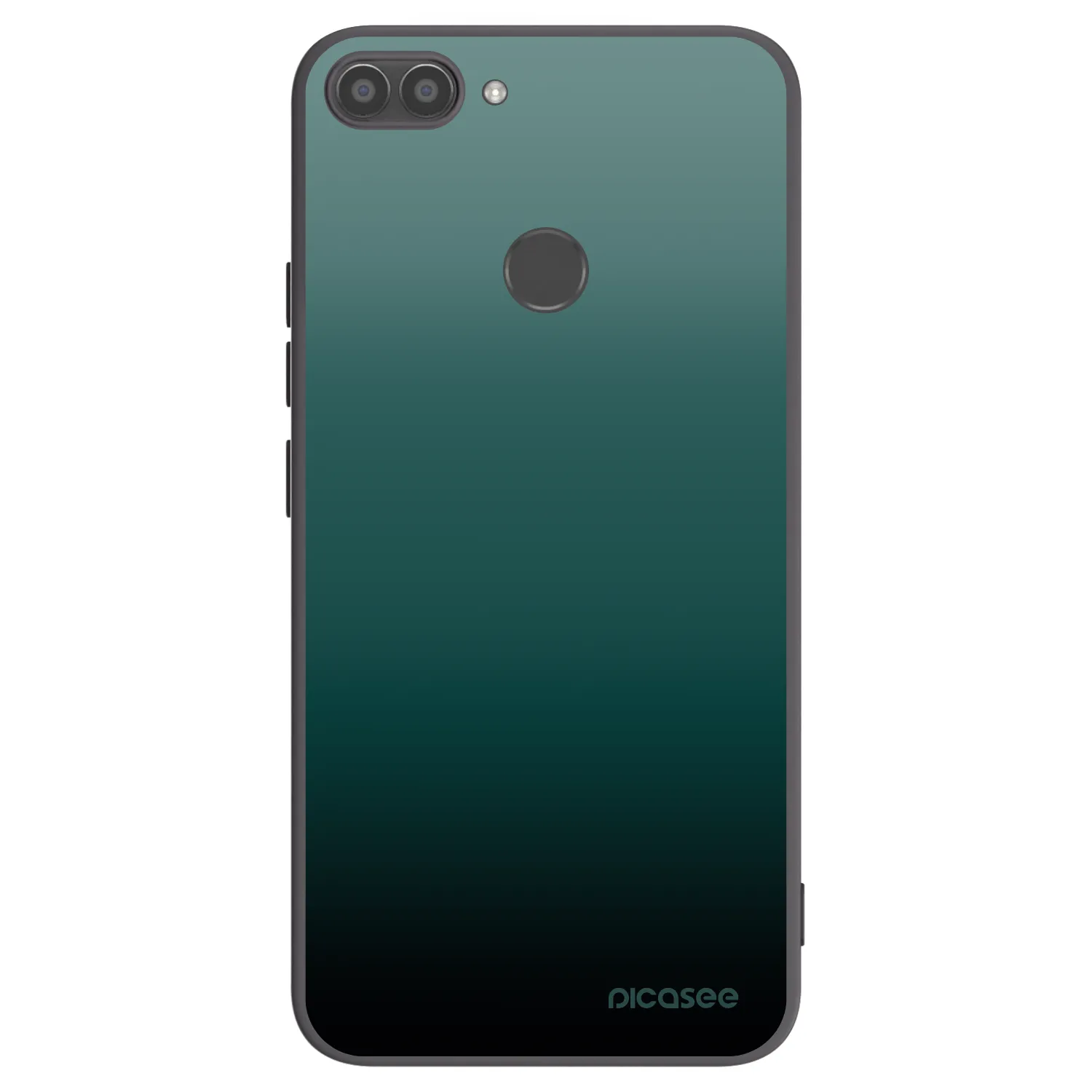 Picasee silikonski črni ovitek za Huawei P Smart - Verdant Fade