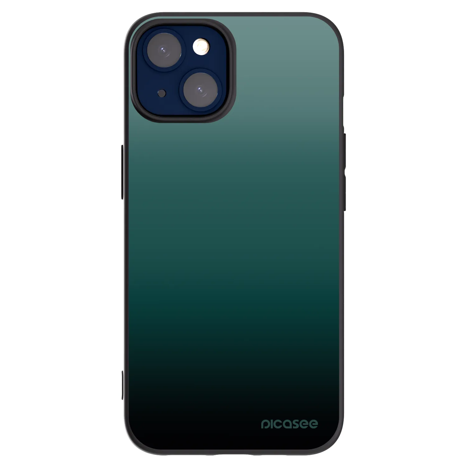 Picasee silikonski črni ovitek za Apple iPhone 14 - Verdant Fade