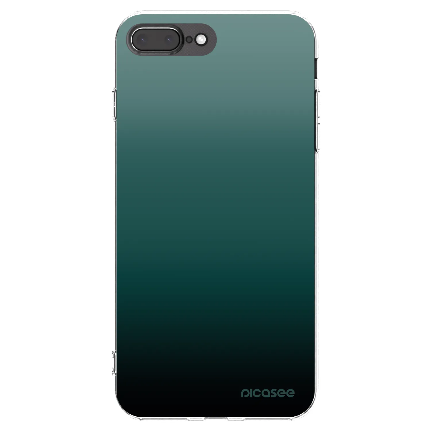 Picasee silikonski prozorni ovitek za Apple iPhone 8 Plus - Verdant Fade