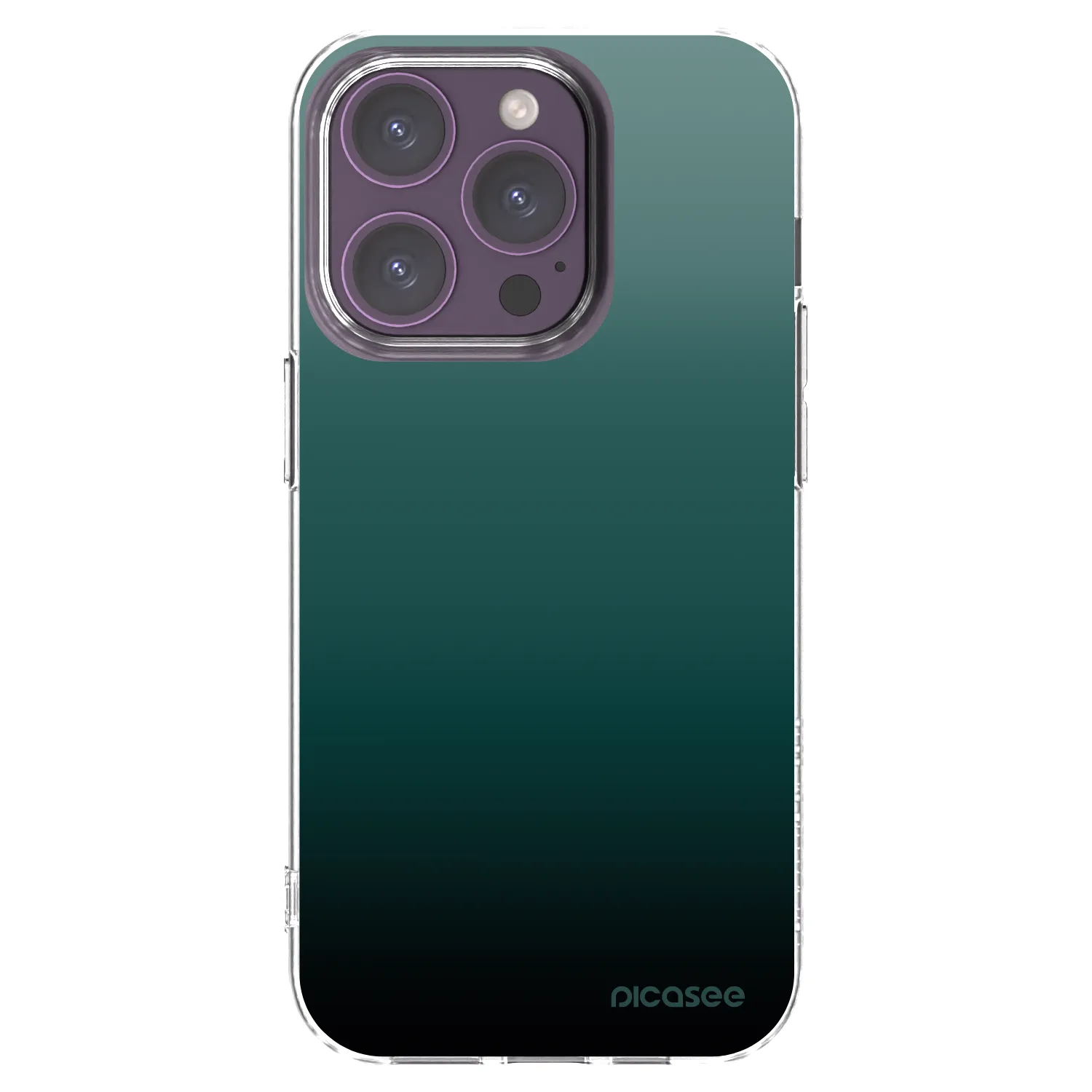 Picasee silikonski prozorni ovitek za Apple iPhone 14 Pro - Verdant Fade