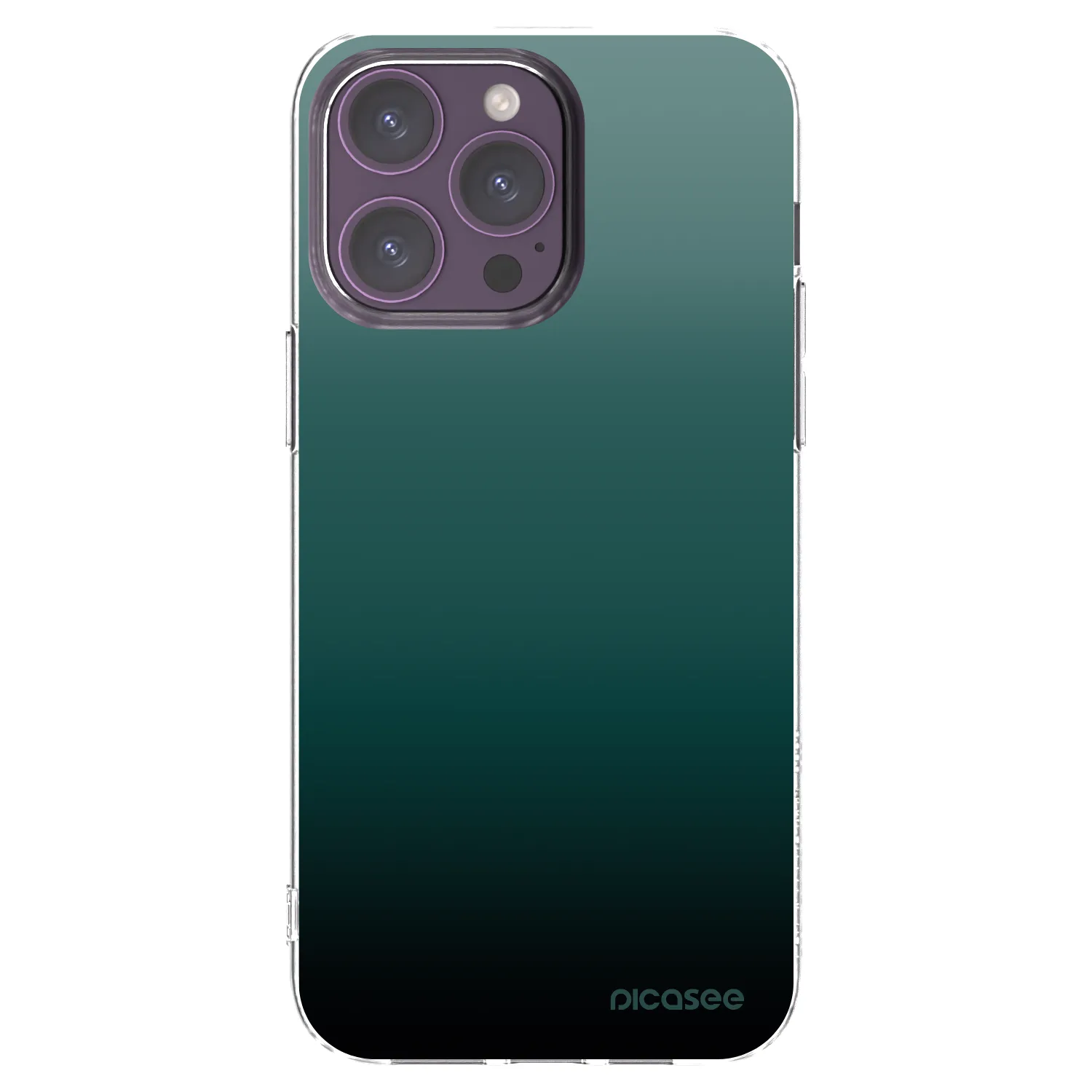 Picasee silikonski prozorni ovitek za Apple iPhone 14 Pro Max - Verdant Fade