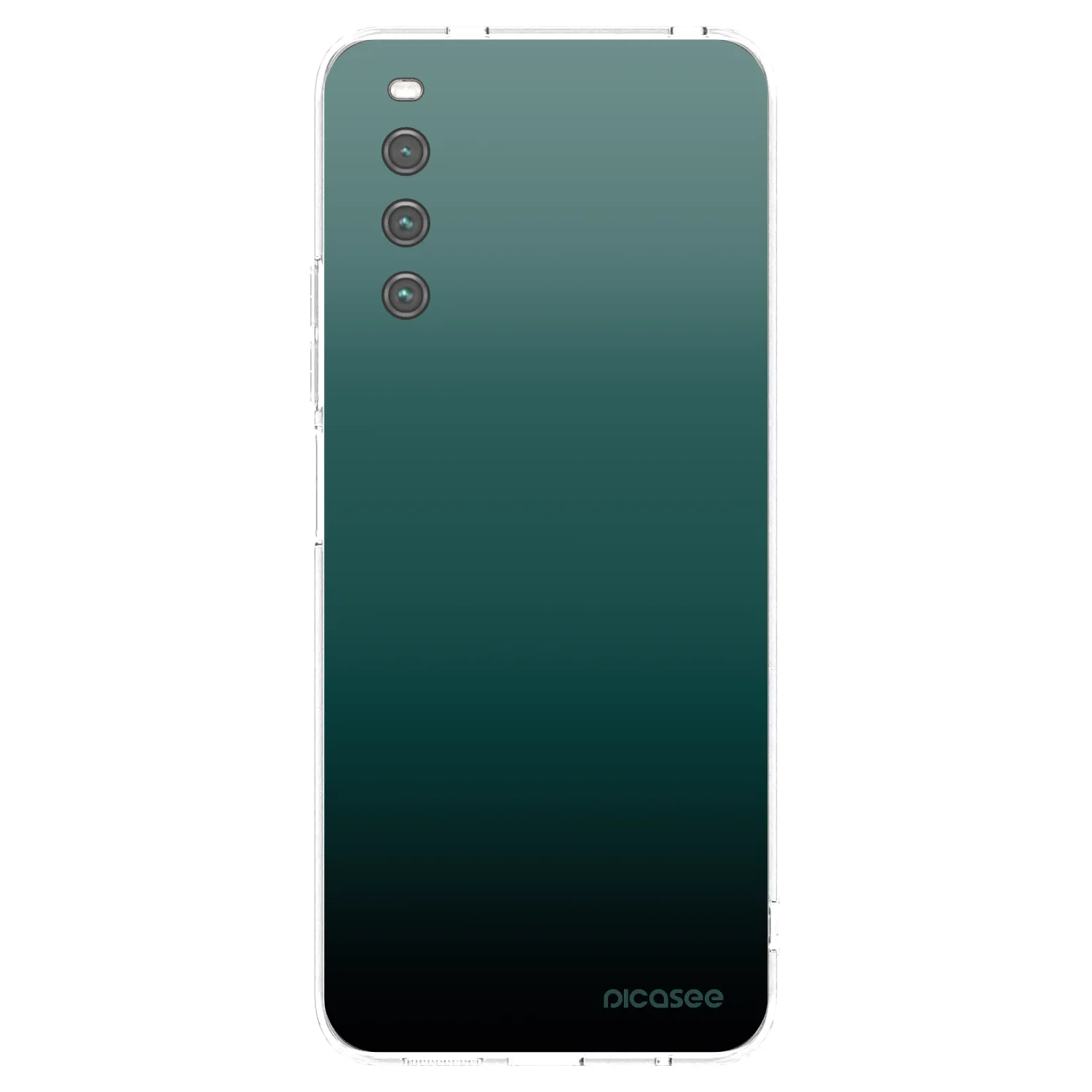 Picasee silikonski prozorni ovitek za Sony Xperia 10 IV 5G - Verdant Fade