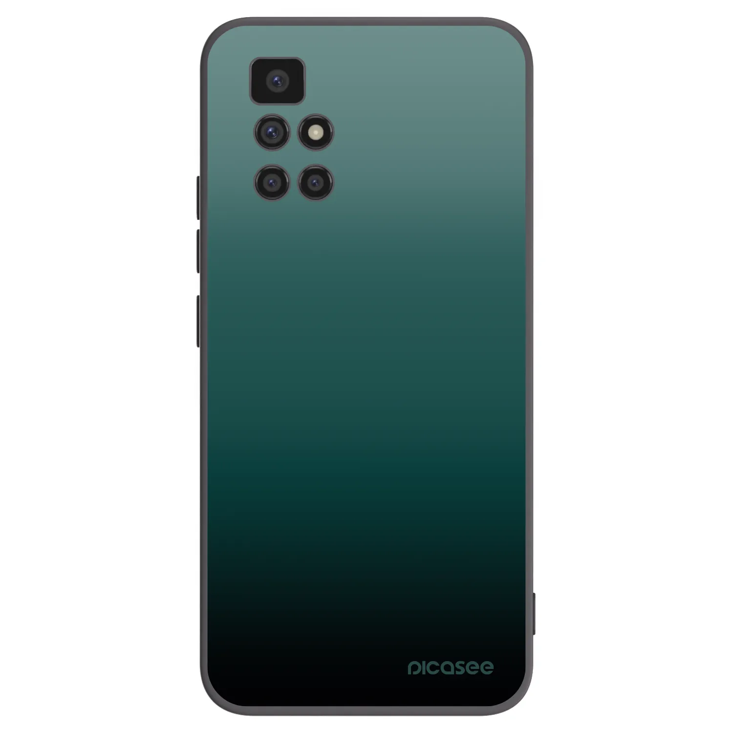 Picasee silikonski črni ovitek za Xiaomi Redmi 10 (2022) - Verdant Fade