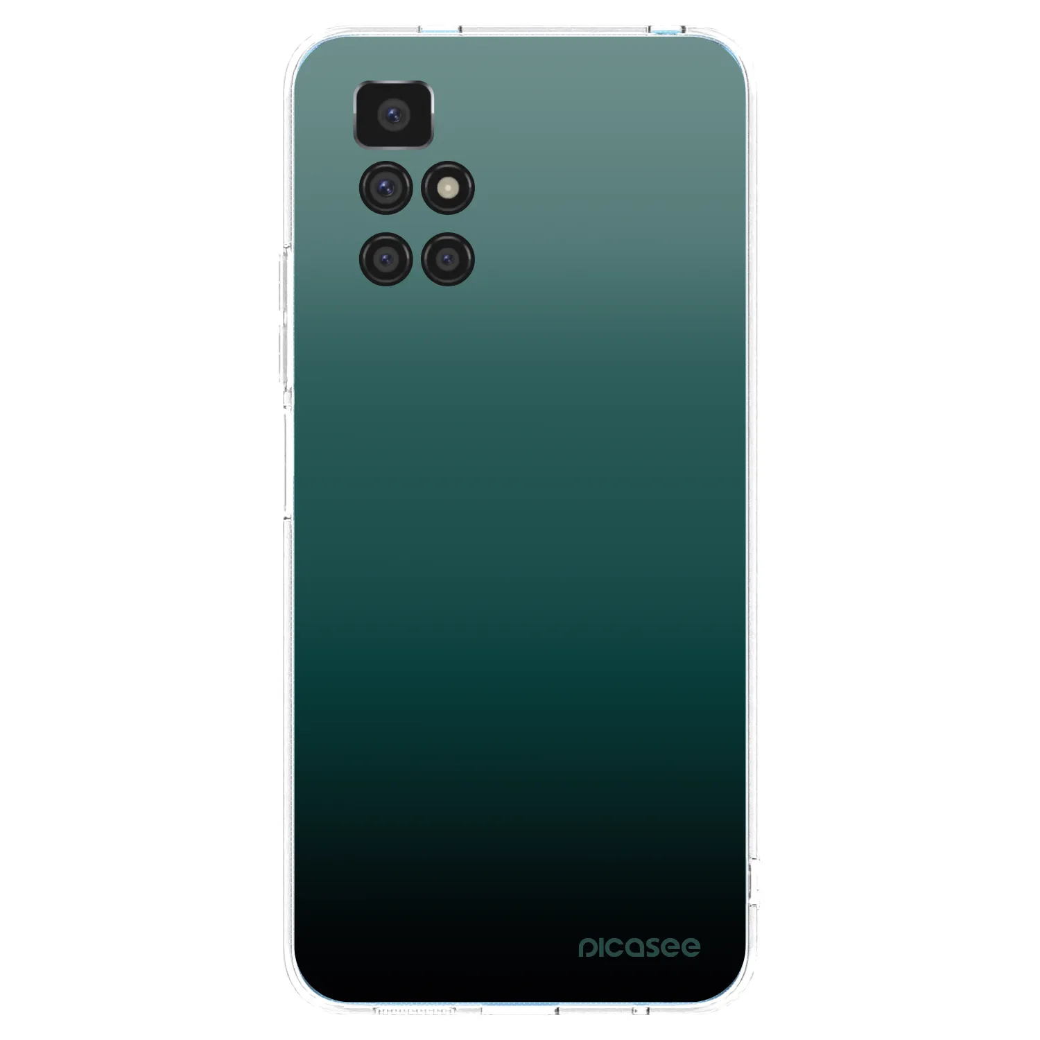 Picasee silikonski prozorni ovitek za Xiaomi Redmi 10 (2022) - Verdant Fade