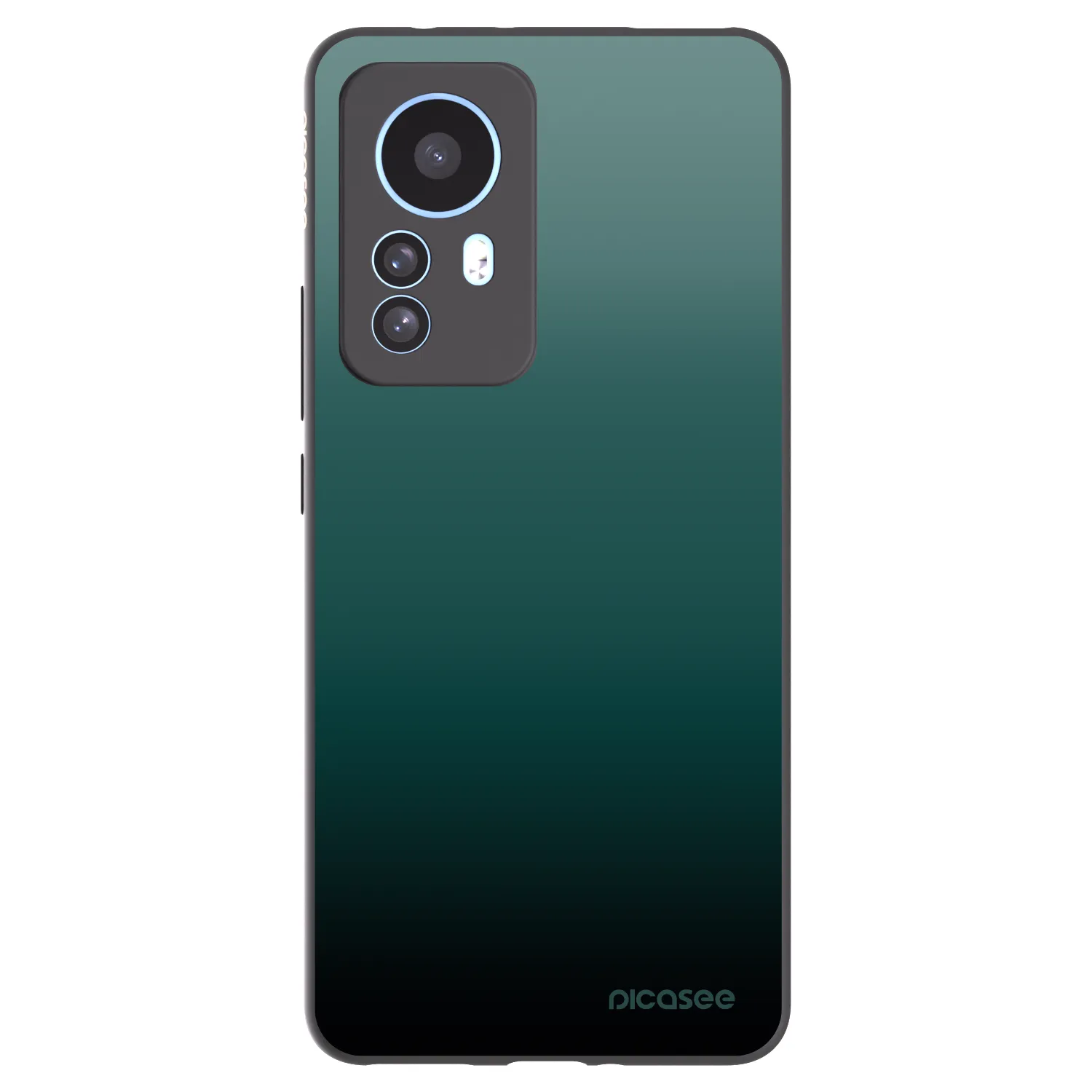 Picasee silikonski črni ovitek za Xiaomi 12T Pro - Verdant Fade