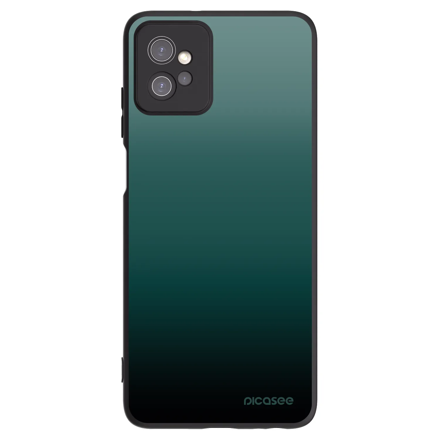 Picasee silikonski črni ovitek za Motorola Moto G32 - Verdant Fade