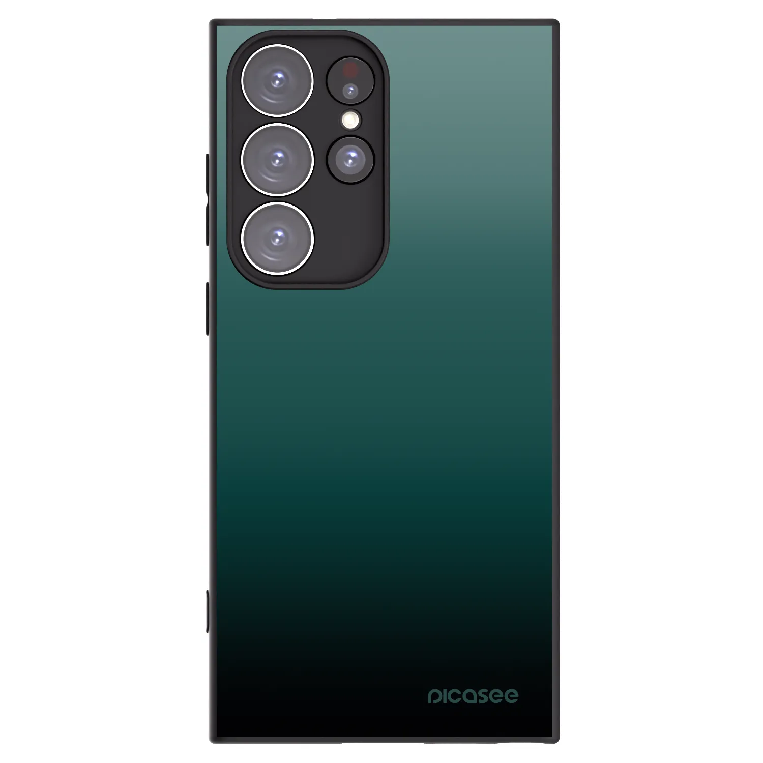 Picasee silikonski črni ovitek za Samsung Galaxy S23 Ultra 5G - Verdant Fade