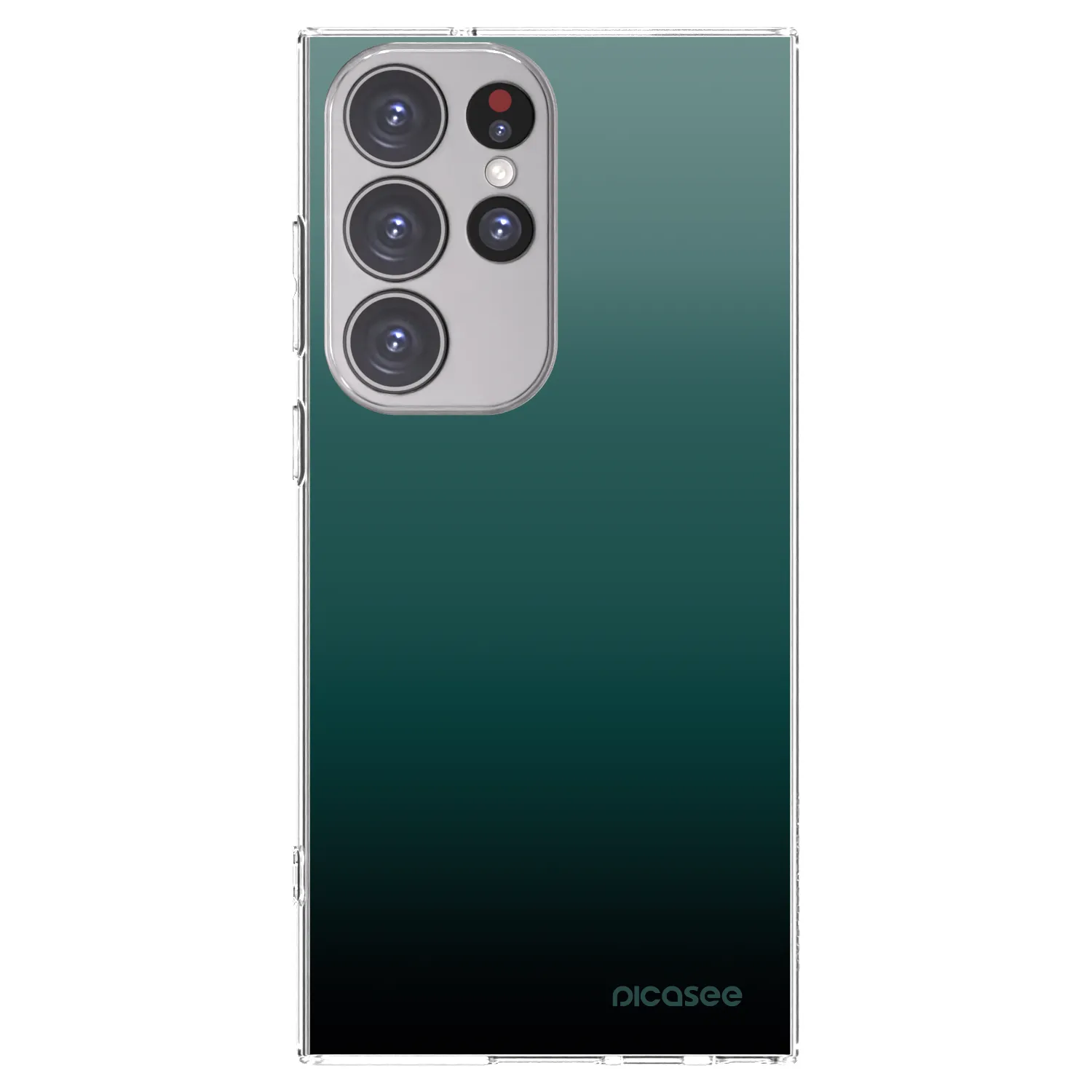 Picasee silikonski prozorni ovitek za Samsung Galaxy S23 Ultra 5G - Verdant Fade