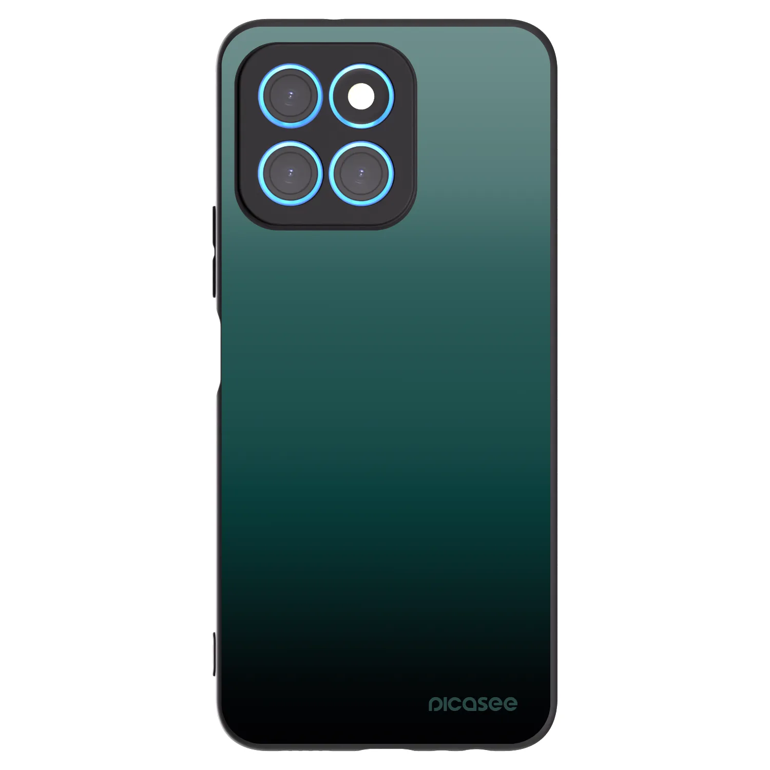 Picasee silikonski črni ovitek za Honor X6 - Verdant Fade