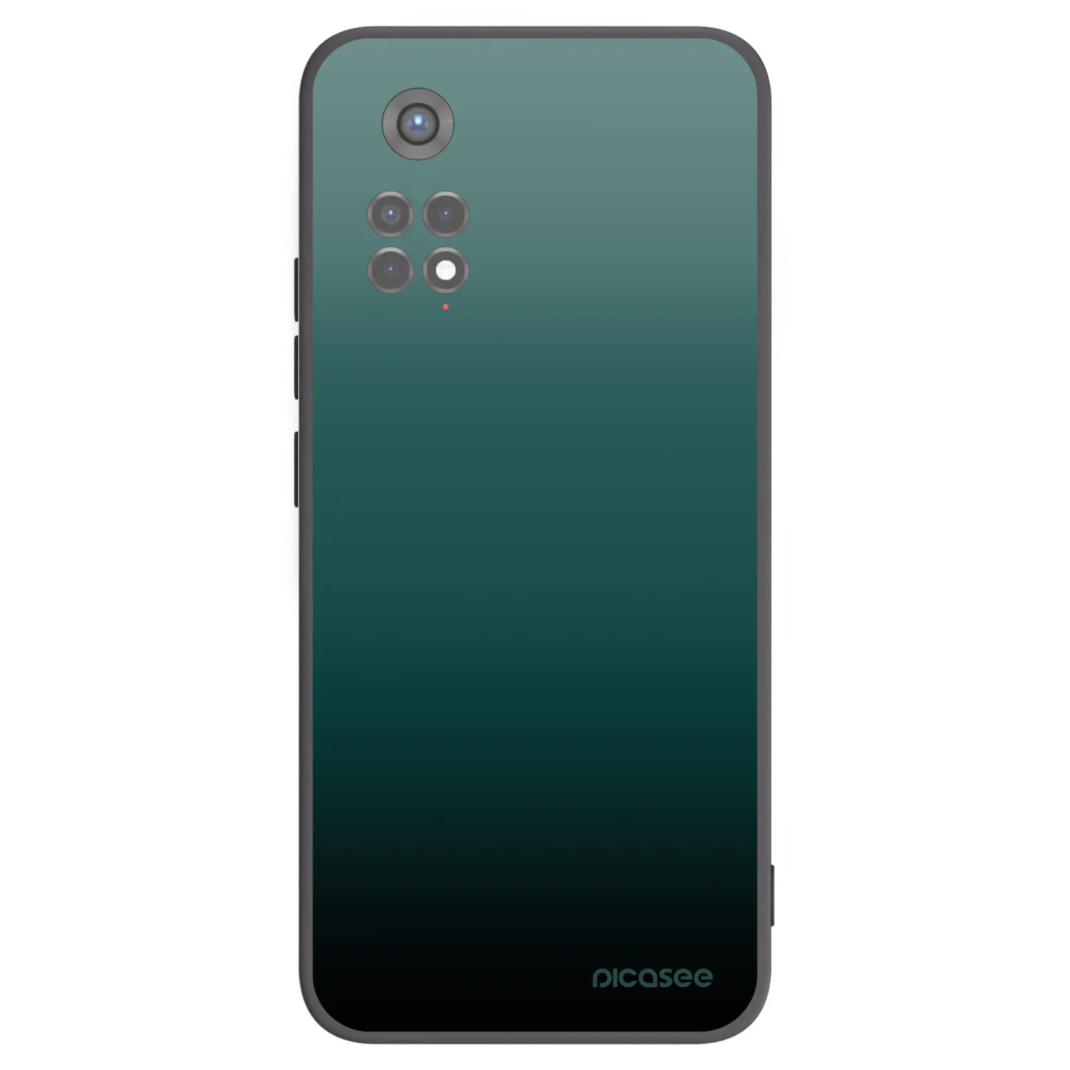 Picasee silikonski črni ovitek za Xiaomi Redmi Note 11S 5G - Verdant Fade