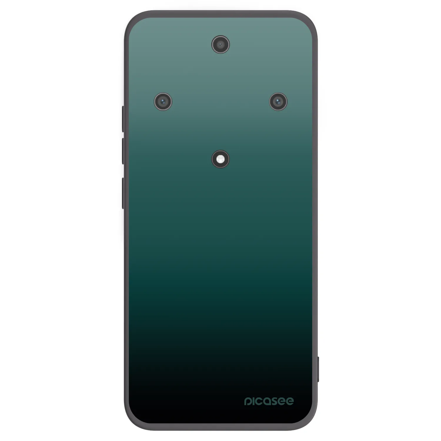 Picasee silikonski črni ovitek za Honor Magic5 Lite 5G - Verdant Fade