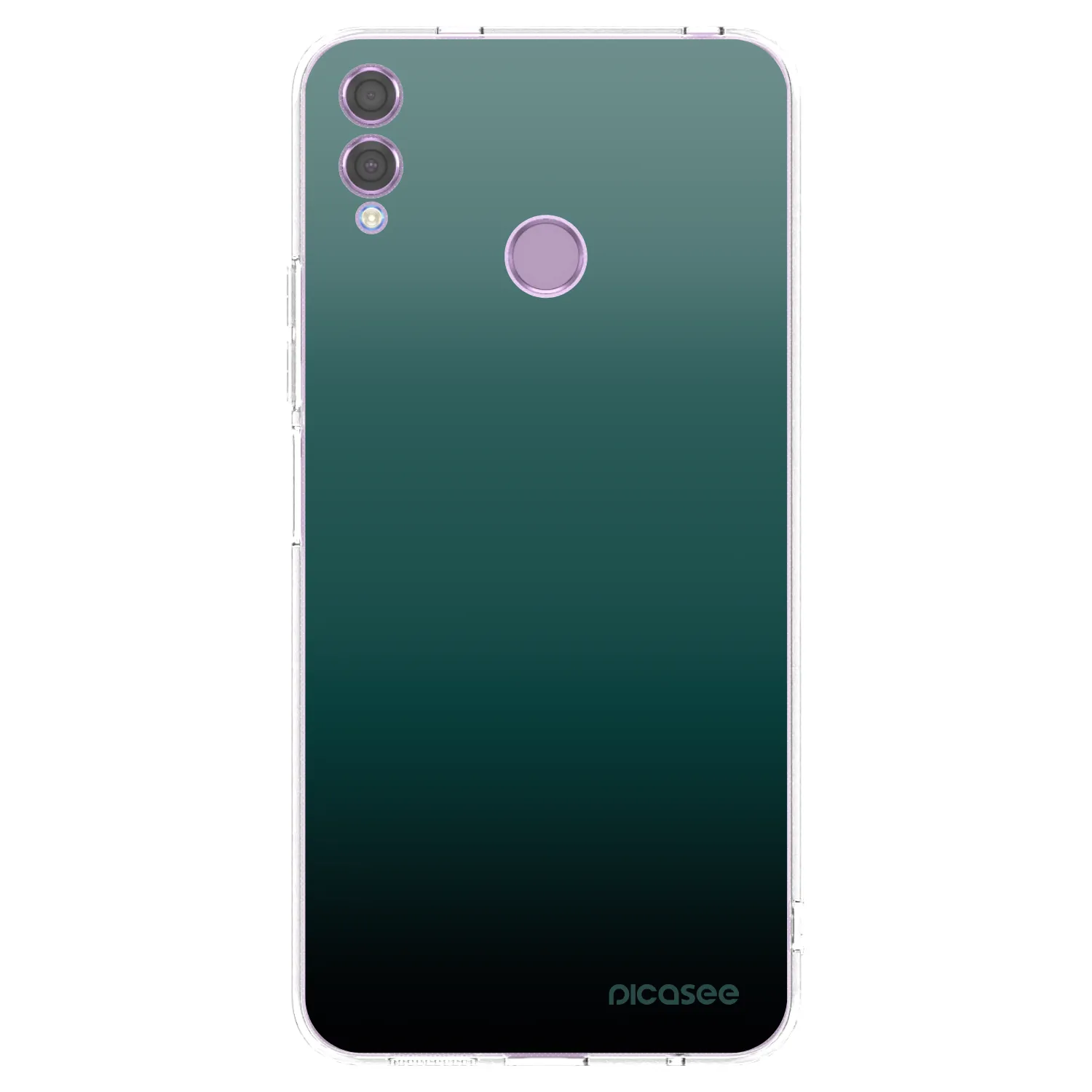 Picasee silikonski prozorni ovitek za Honor 8X - Verdant Fade