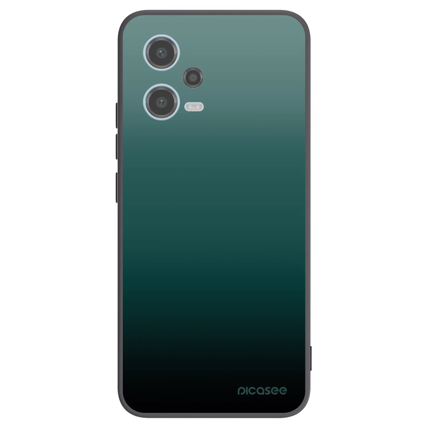 Picasee silikonski črni ovitek za Xiaomi Redmi Note 12 5G - Verdant Fade