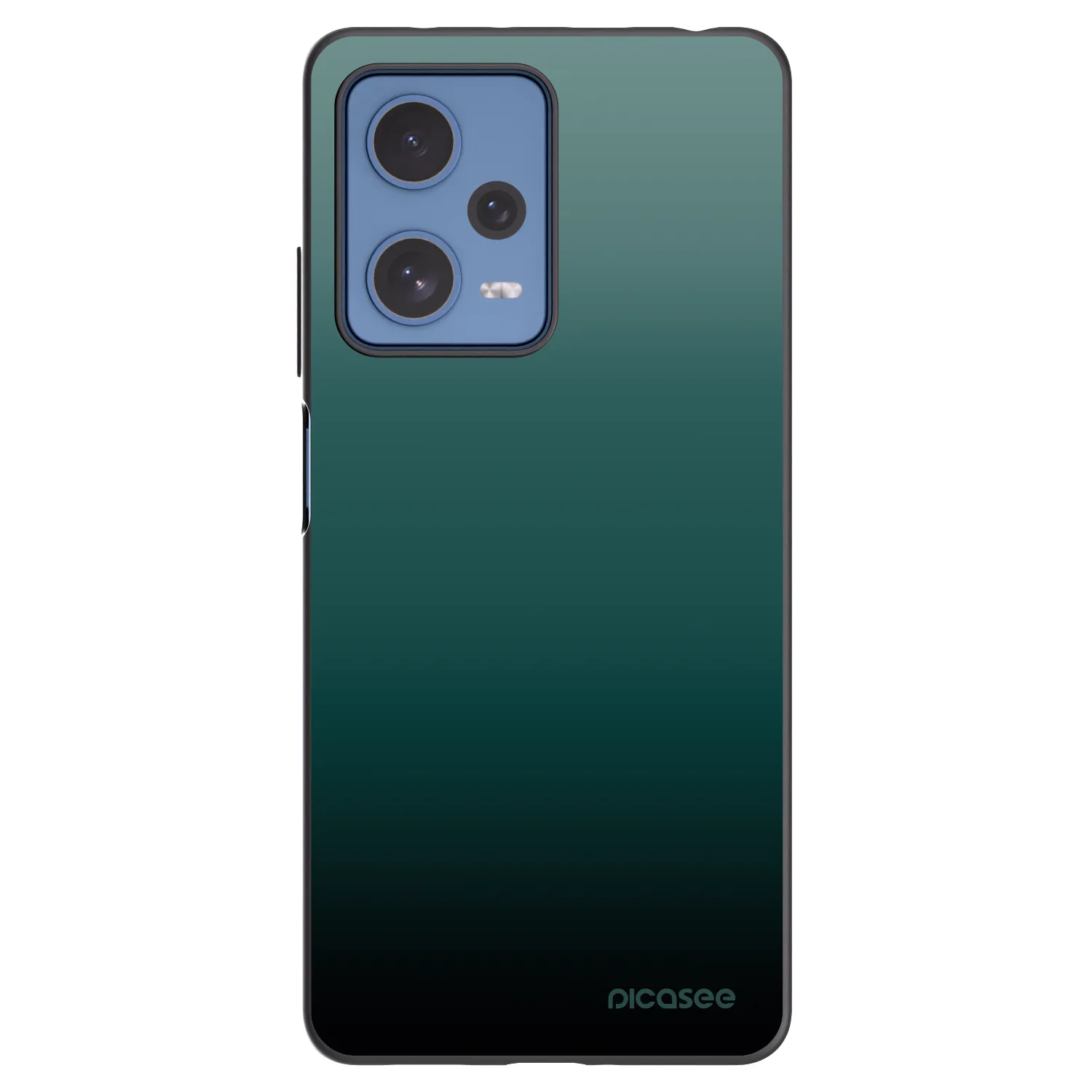 Picasee silikonski črni ovitek za Xiaomi Redmi Note 12 Pro 5G - Verdant Fade