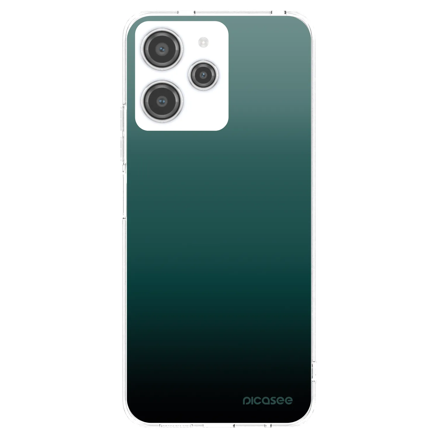 Picasee silikonski prozorni ovitek za Xiaomi Redmi 12 4G - Verdant Fade