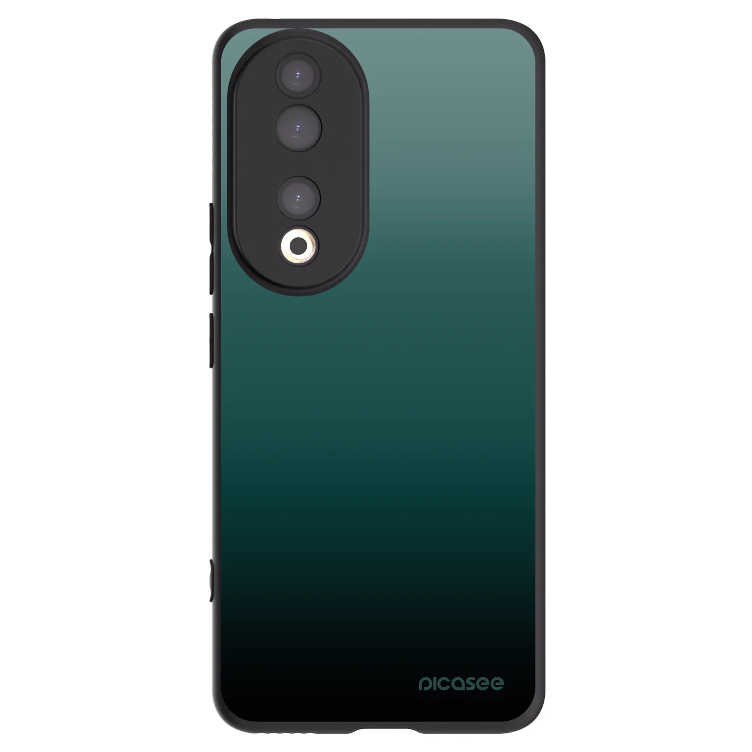 Picasee silikonski črni ovitek za Honor 90 5G - Verdant Fade