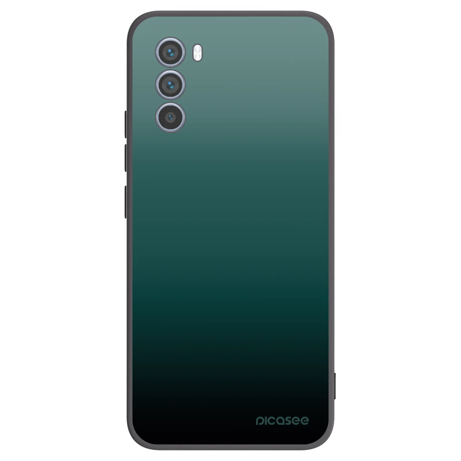 Picasee silikonski črni ovitek za Motorola Moto G62 - Verdant Fade