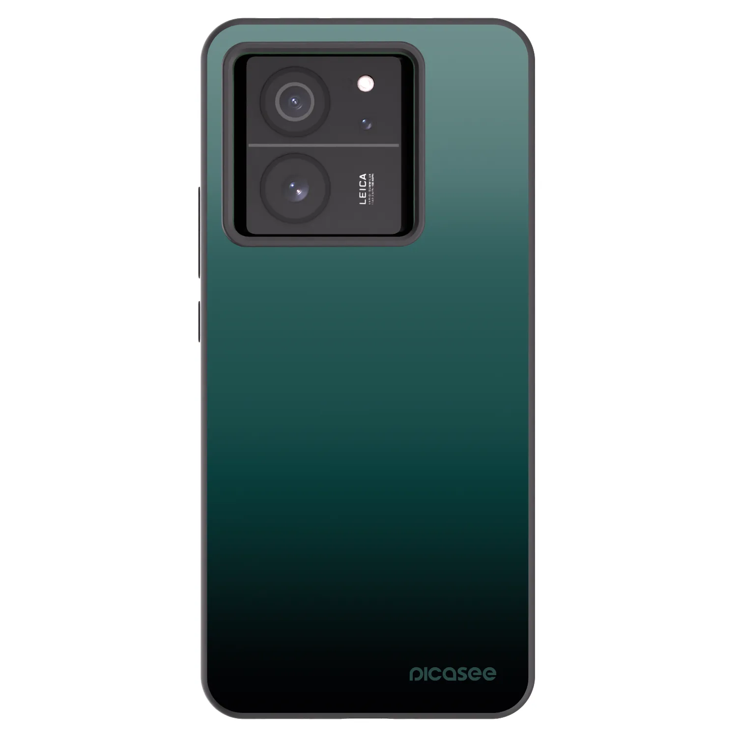 Picasee silikonski črni ovitek za Xiaomi 13T - Verdant Fade