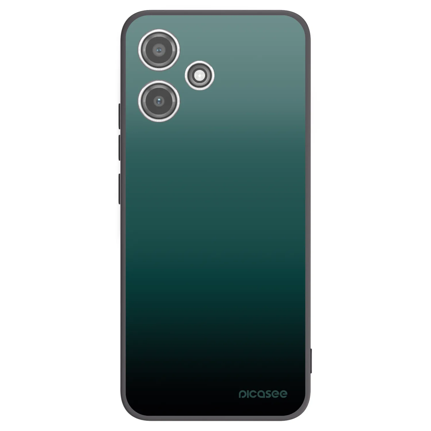 Picasee silikonski črni ovitek za Xiaomi Redmi 12 5G - Verdant Fade