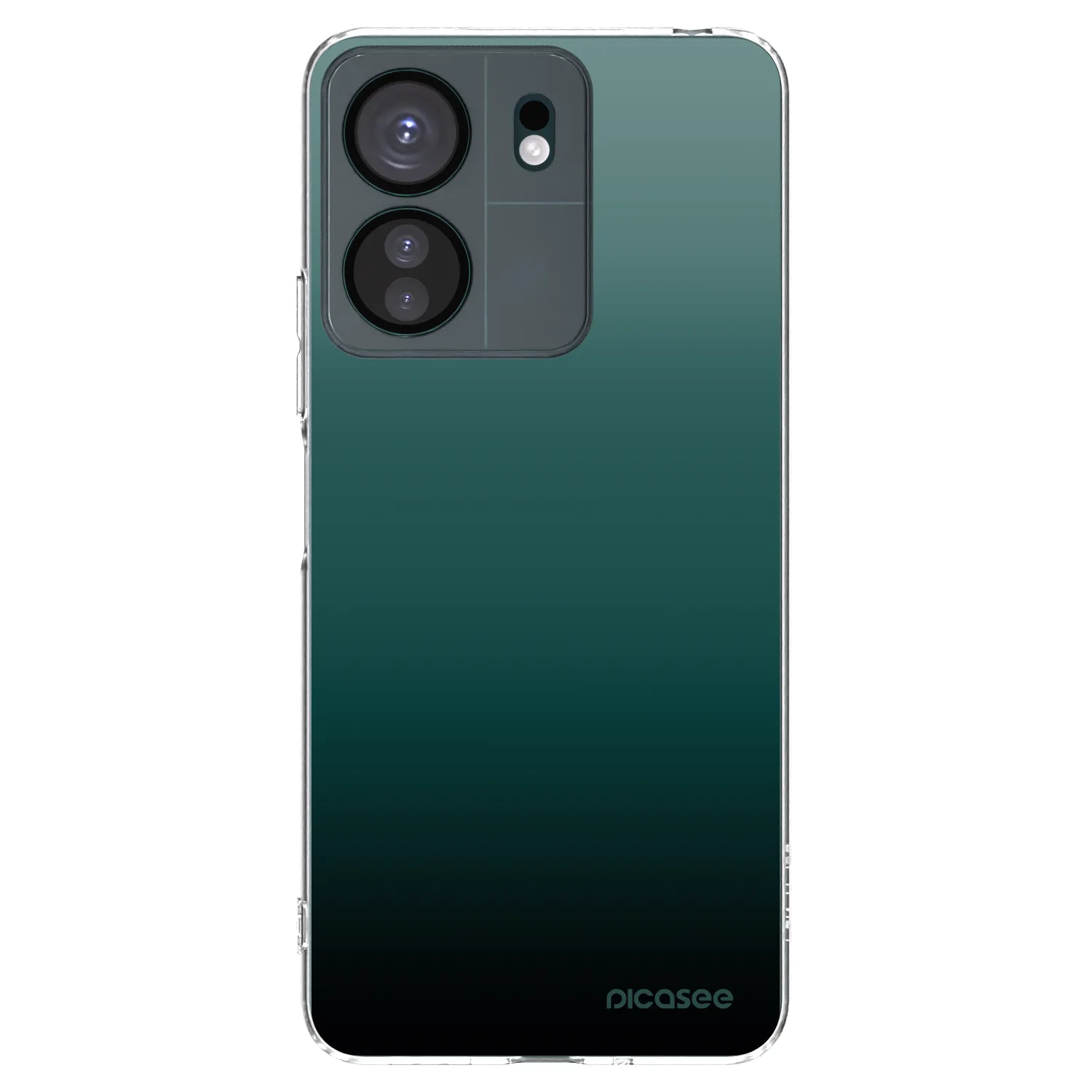 Picasee silikonski prozorni ovitek za Xiaomi Redmi 13C 4G - Verdant Fade