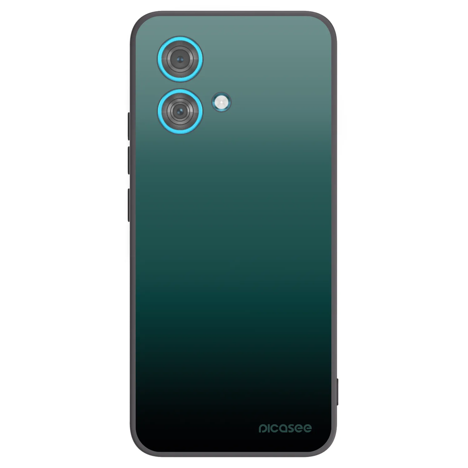 Picasee silikonski črni ovitek za Motorola Edge 40 Neo - Verdant Fade