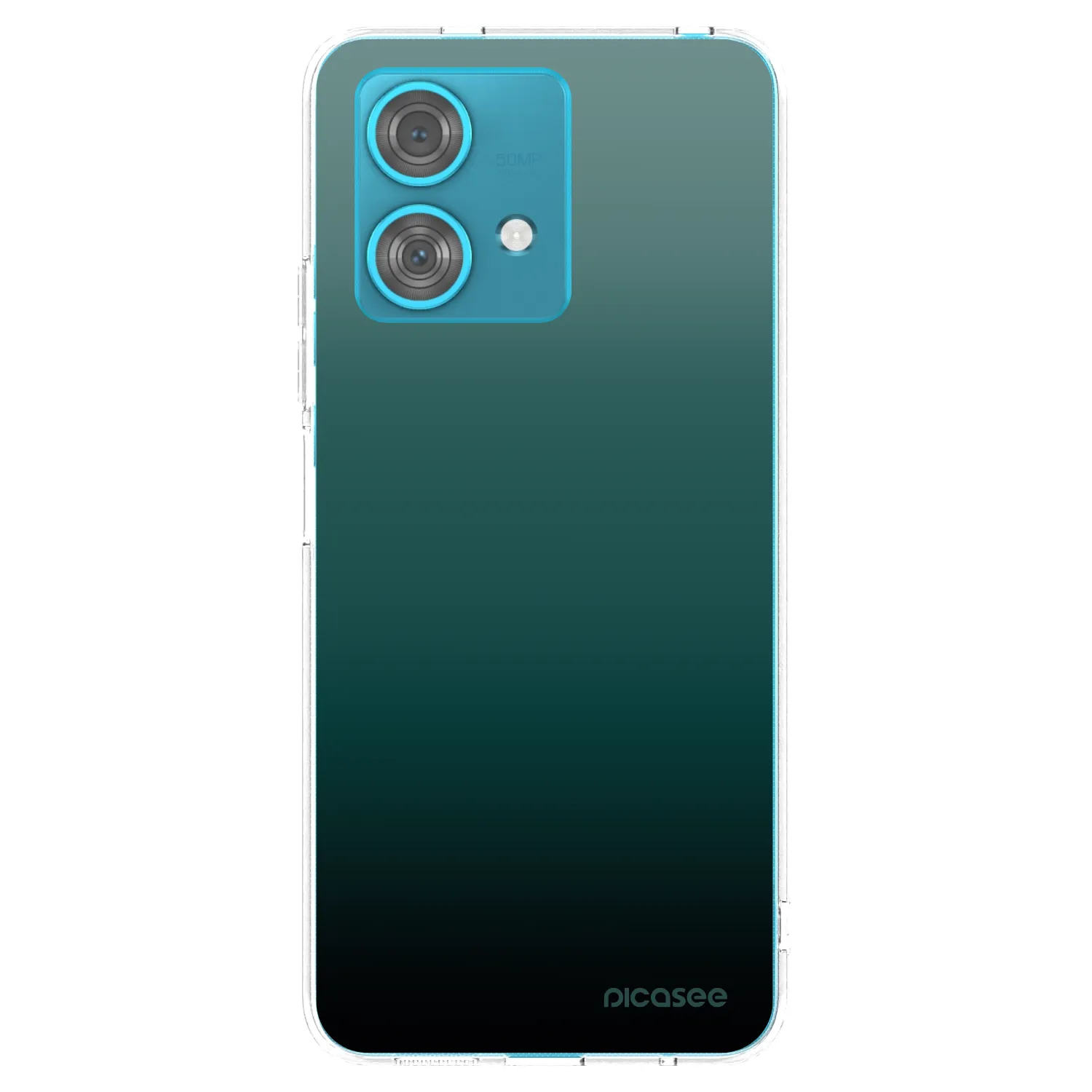 Picasee silikonski prozorni ovitek za Motorola Edge 40 Neo - Verdant Fade