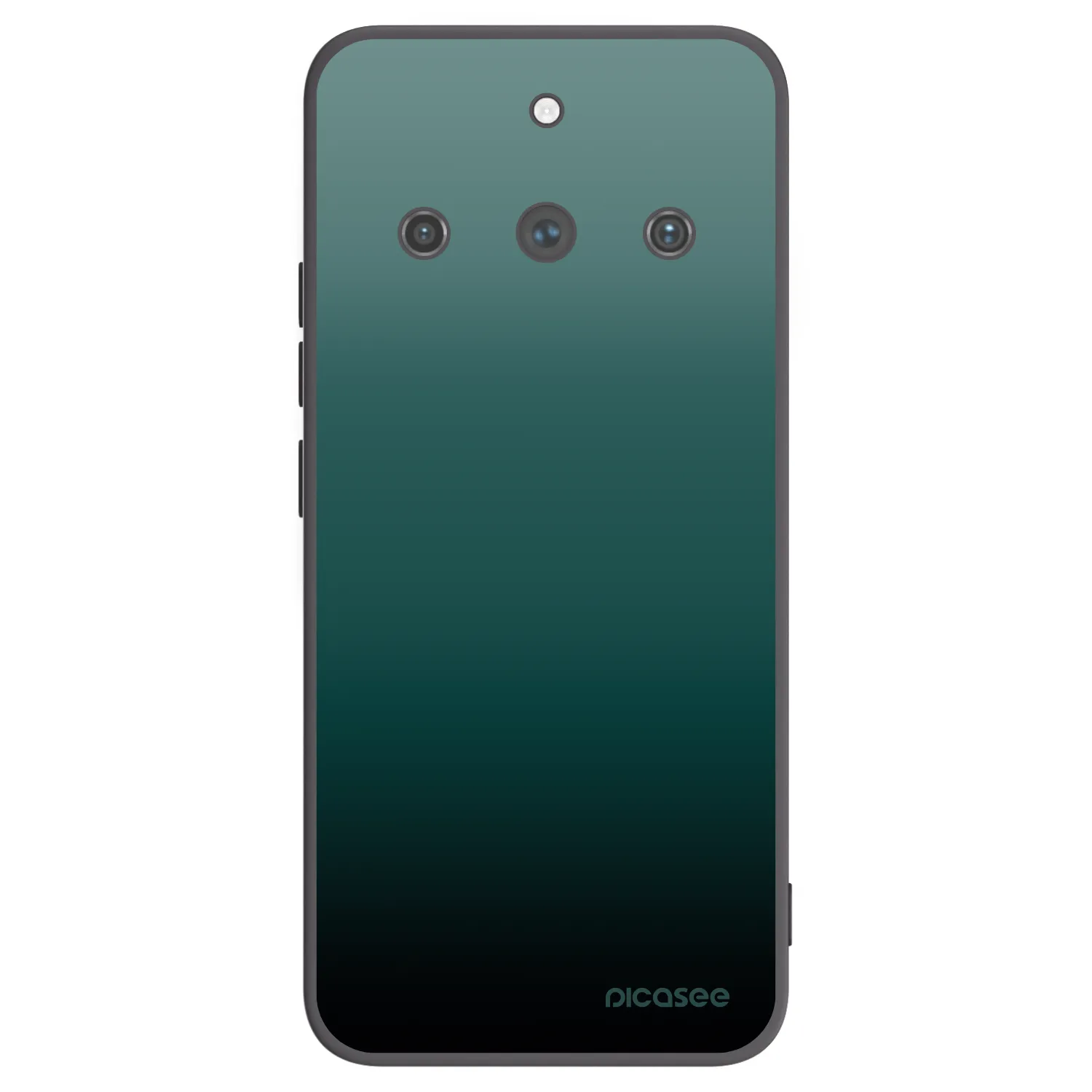 Picasee silikonski črni ovitek za Realme 11 Pro+ - Verdant Fade