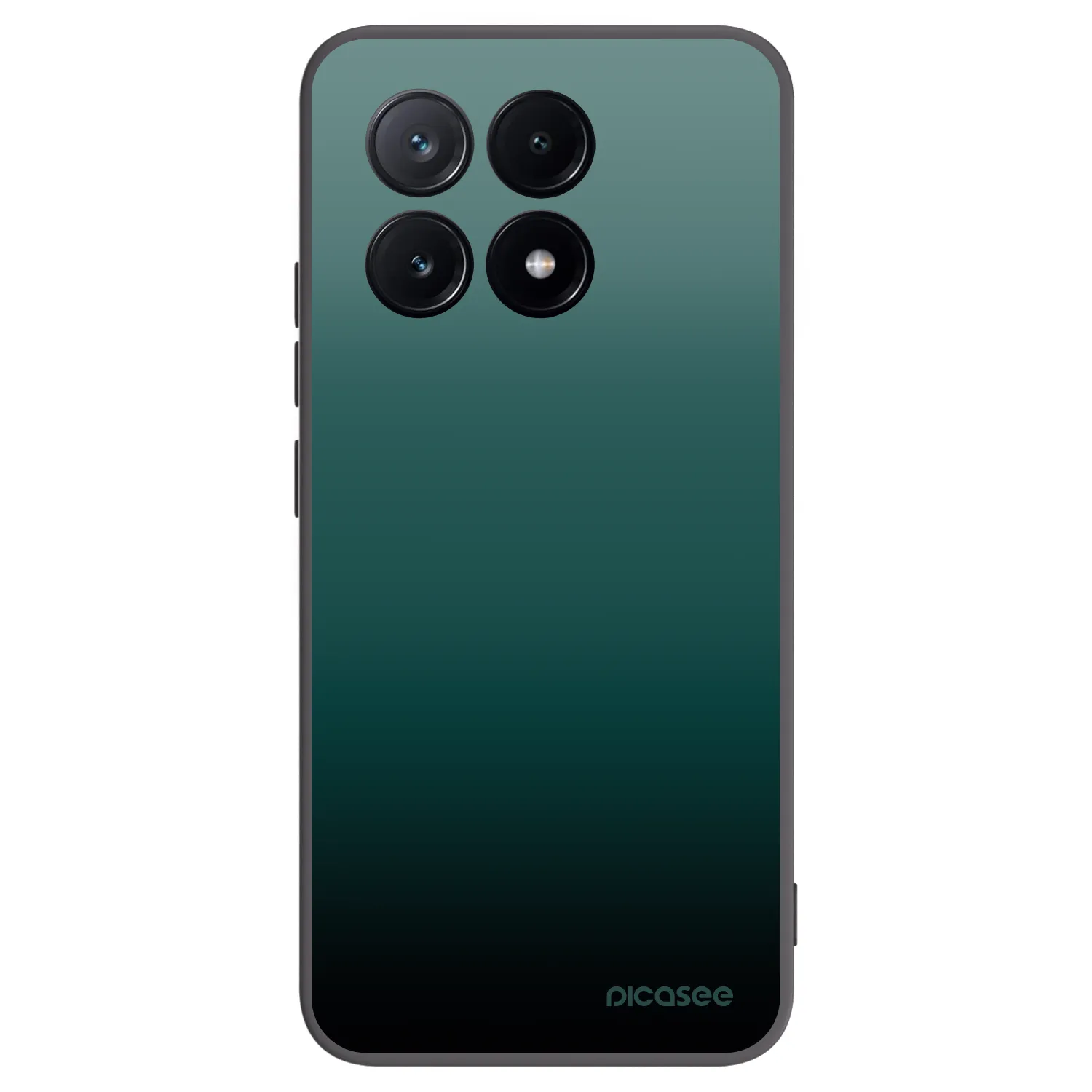 Picasee silikonski črni ovitek za Xiaomi Poco X6 Pro - Verdant Fade