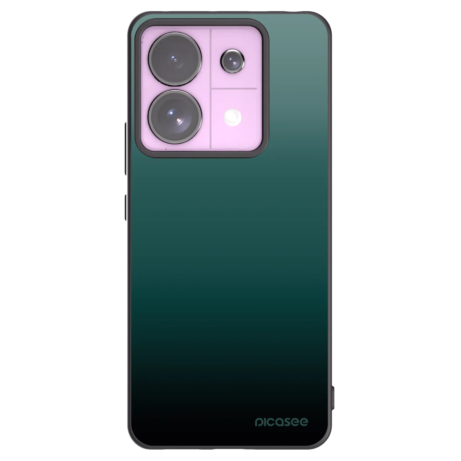 Picasee silikonski črni ovitek za Xiaomi Redmi Note 13 Pro 5G - Verdant Fade