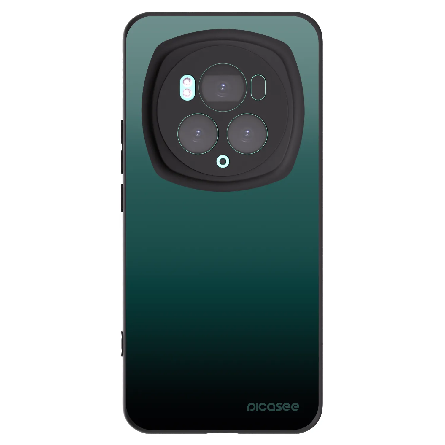 Picasee silikonski črni ovitek za Honor Magic6 Pro - Verdant Fade