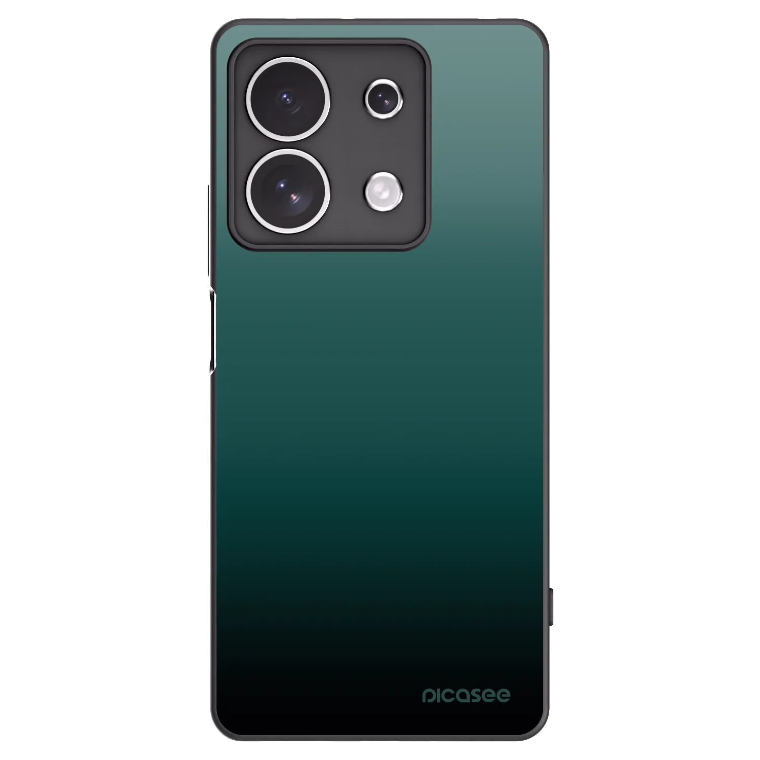 Picasee silikonski črni ovitek za Xiaomi Redmi Note 13 4G - Verdant Fade