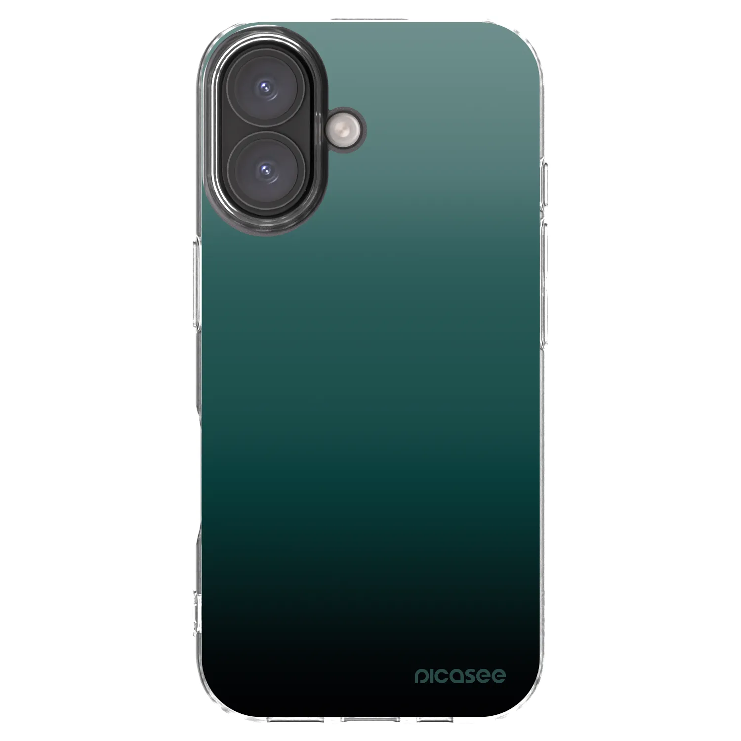 Picasee silikonski prozorni ovitek za Apple iPhone 16 - Verdant Fade
