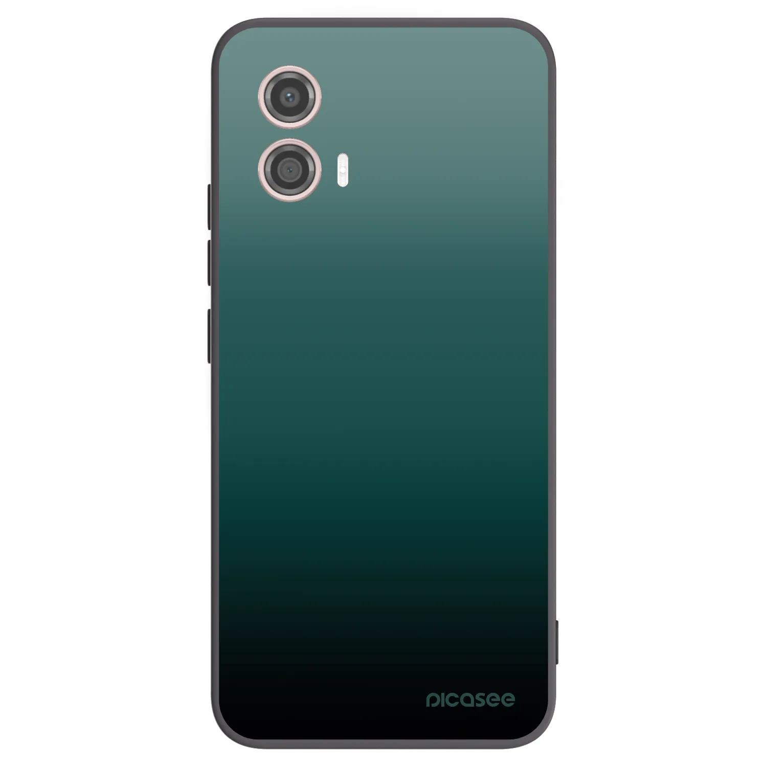 Picasee silikonski črni ovitek za Motorola Moto G53 5G - Verdant Fade