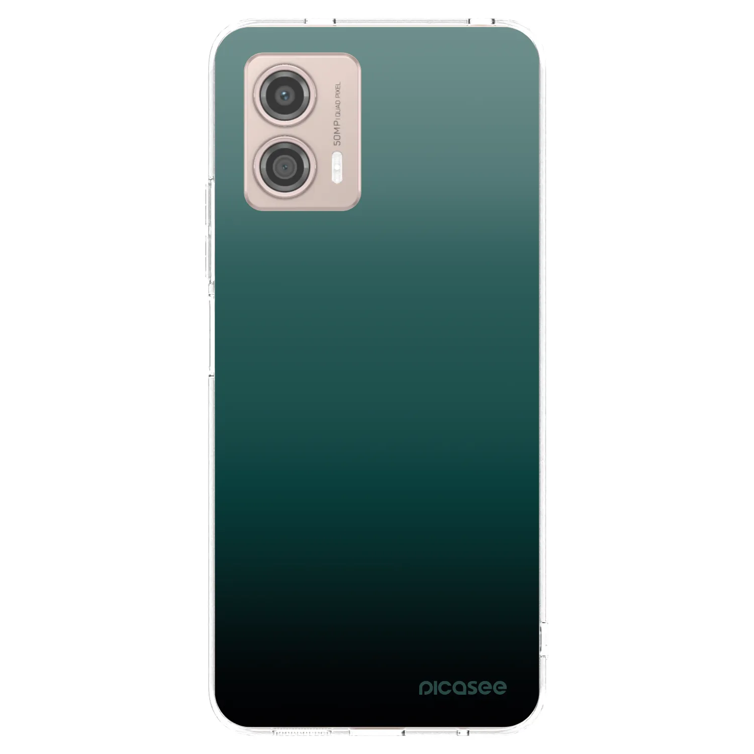Picasee silikonski prozorni ovitek za Motorola Moto G53 5G - Verdant Fade