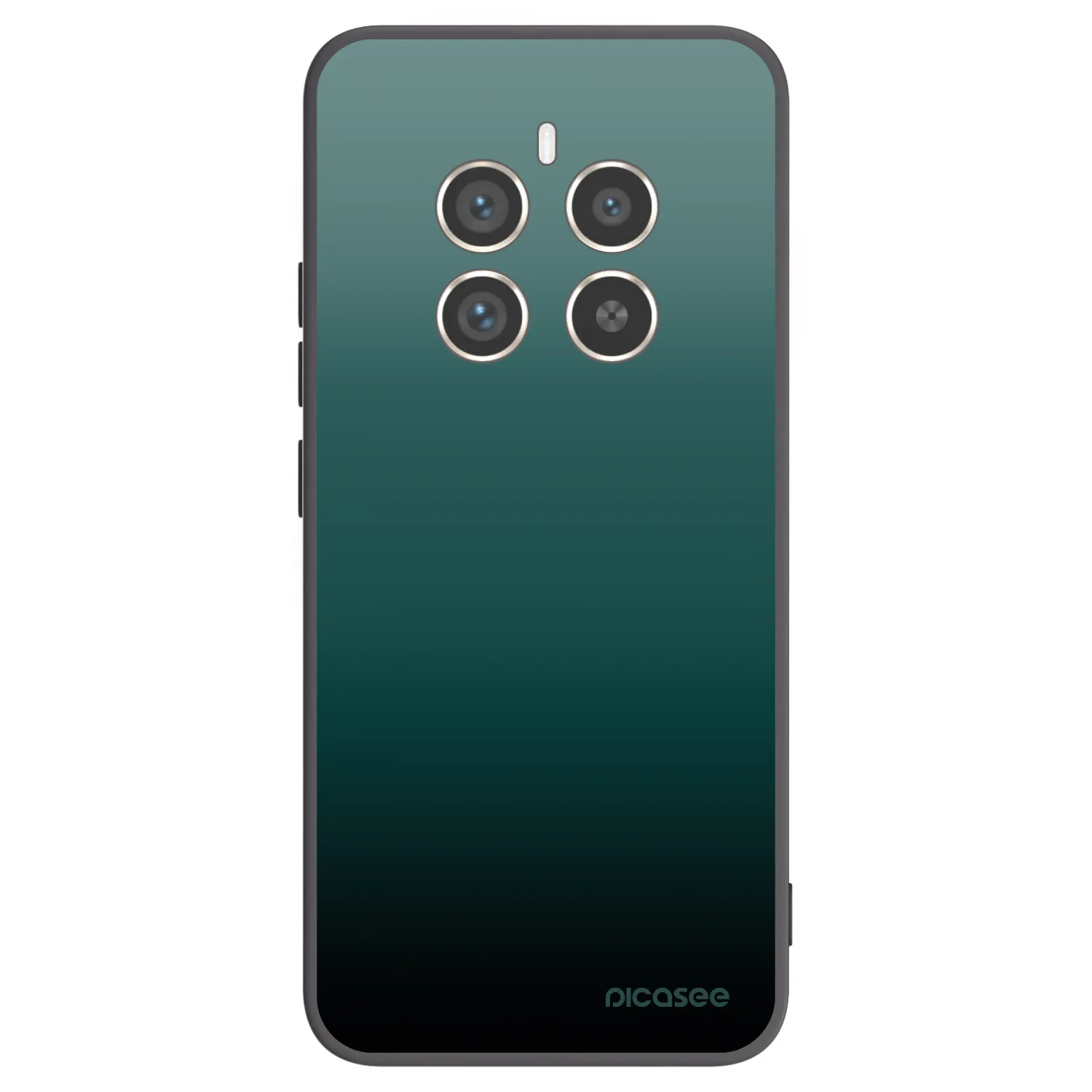 Picasee silikonski črni ovitek za Realme 12 Pro 5G - Verdant Fade