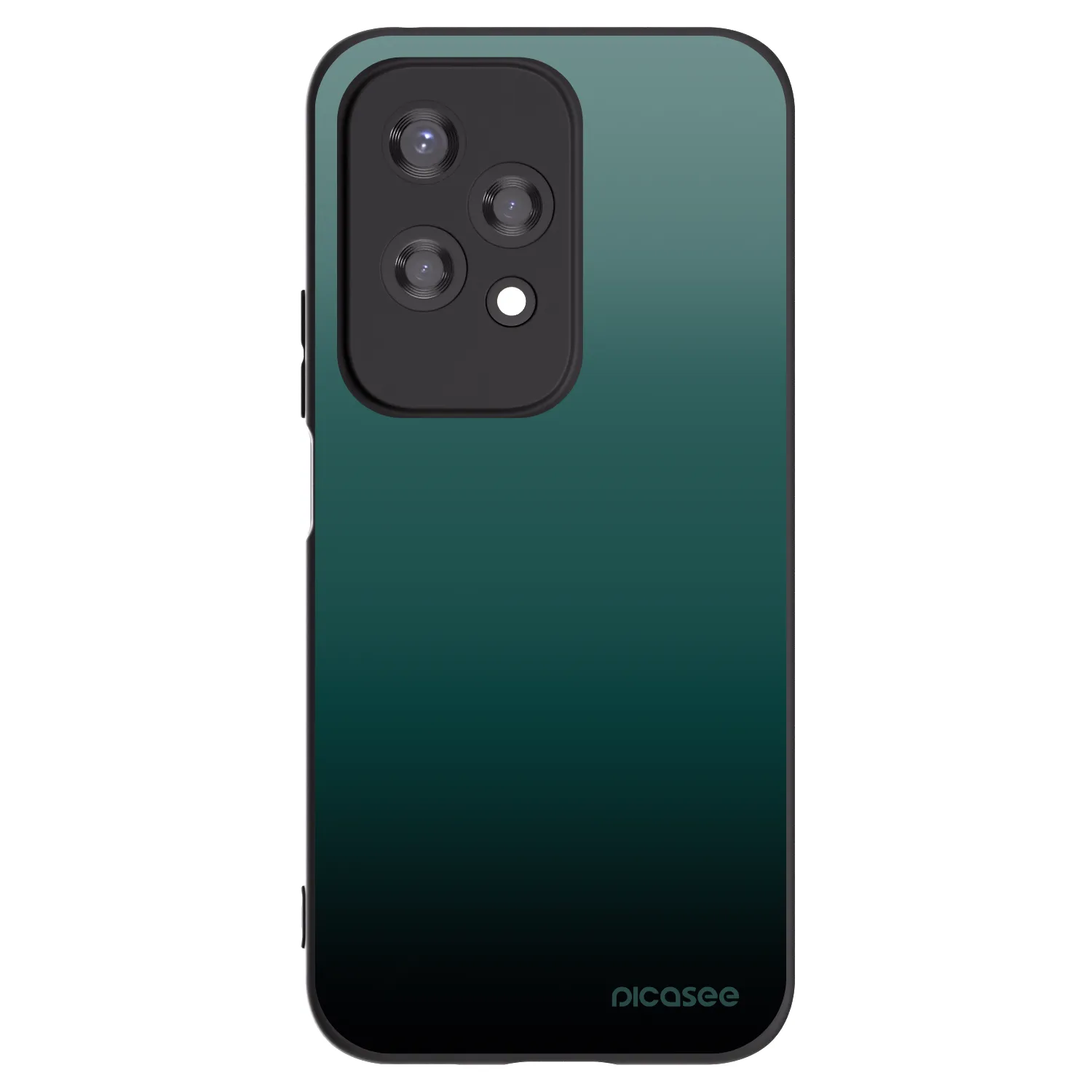 Picasee silikonski črni ovitek za Honor 200 Lite - Verdant Fade