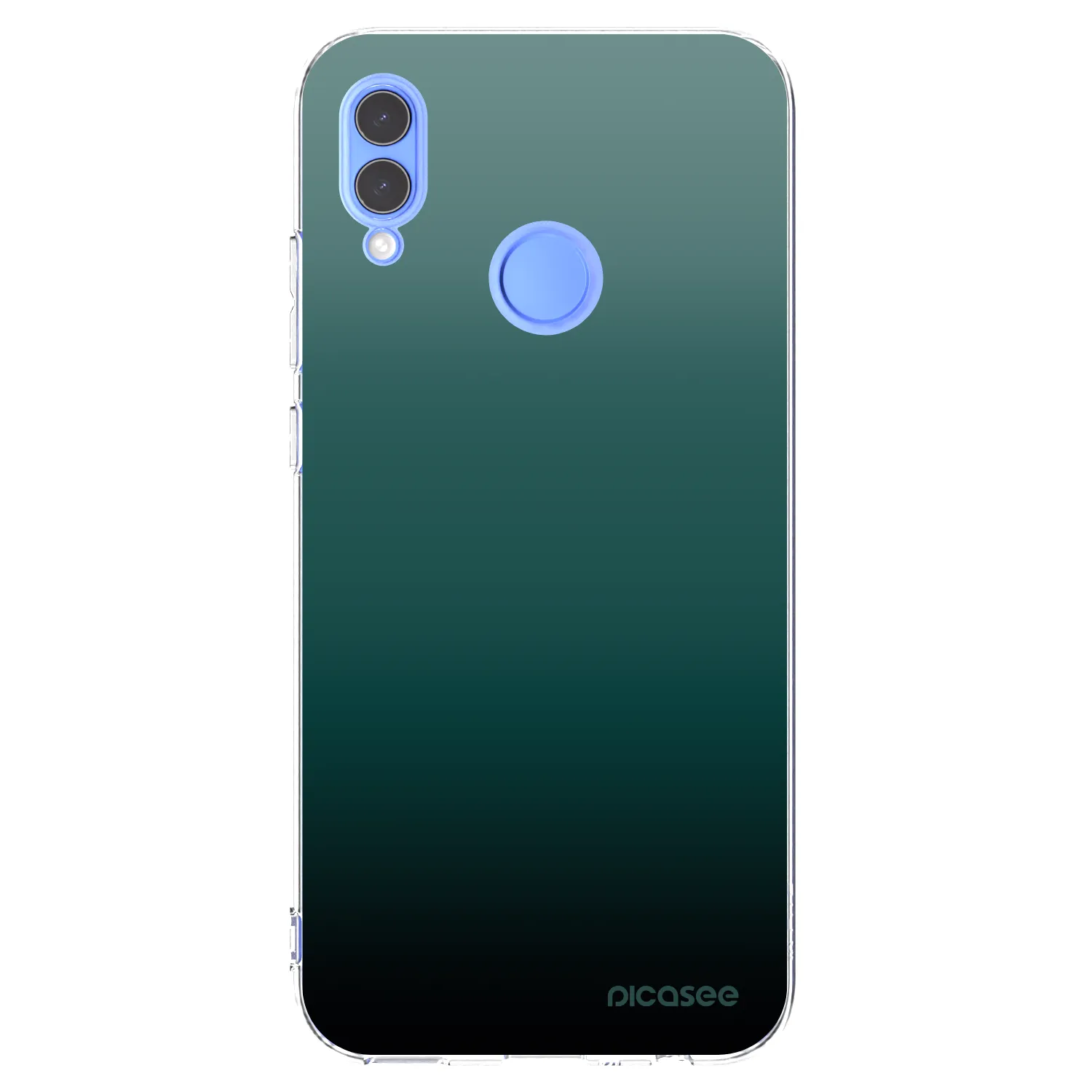 Picasee silikonski prozorni ovitek za Huawei P Smart 2019 - Verdant Fade
