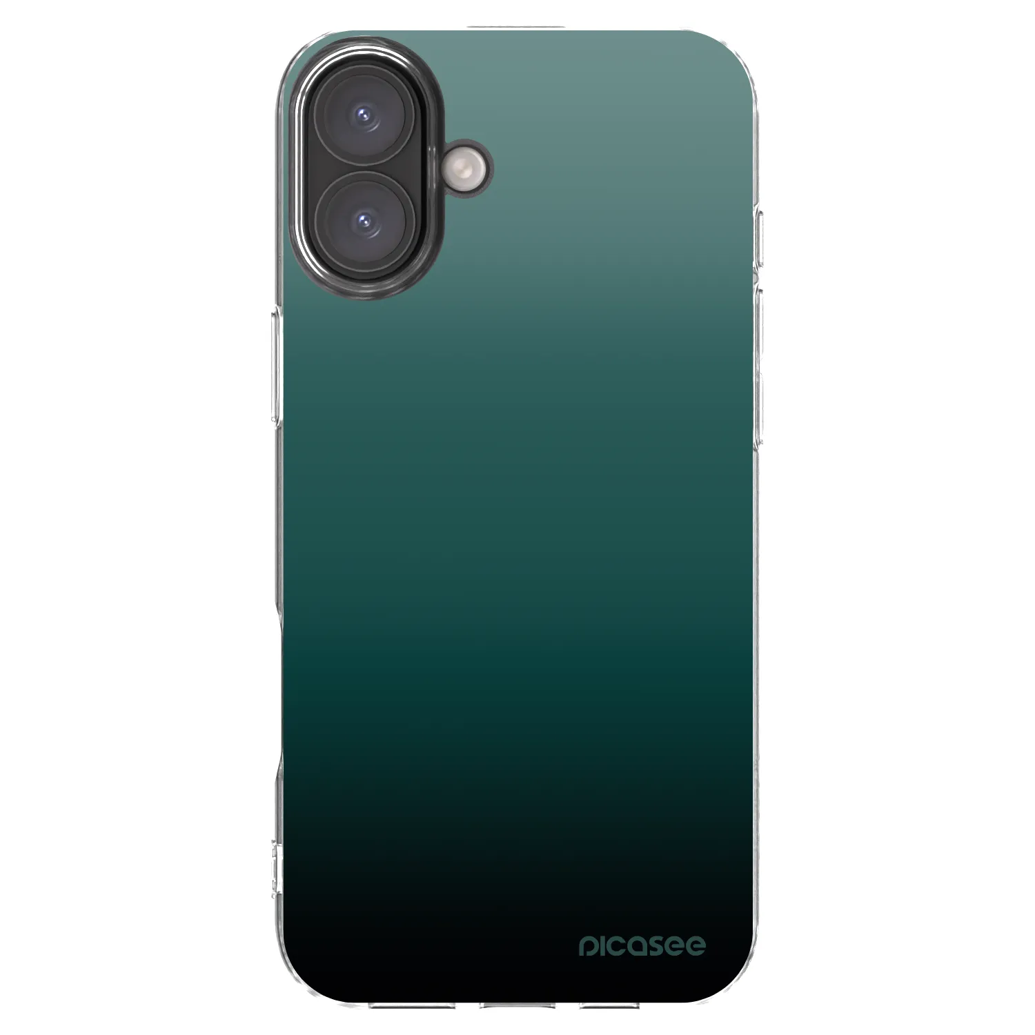 Picasee silikonski prozorni ovitek za Apple iPhone 16 Plus - Verdant Fade
