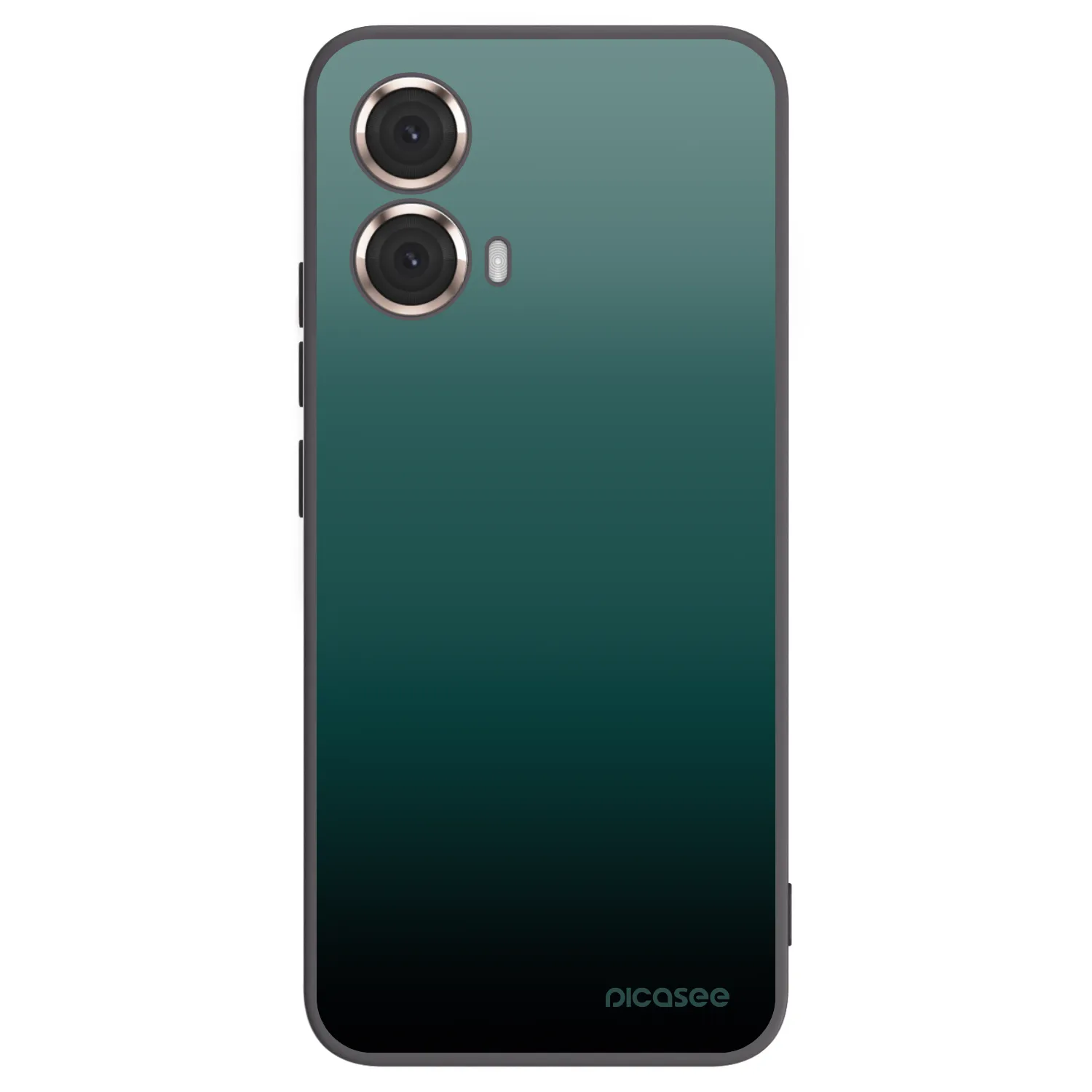 Picasee silikonski črni ovitek za Motorola Moto G85 - Verdant Fade