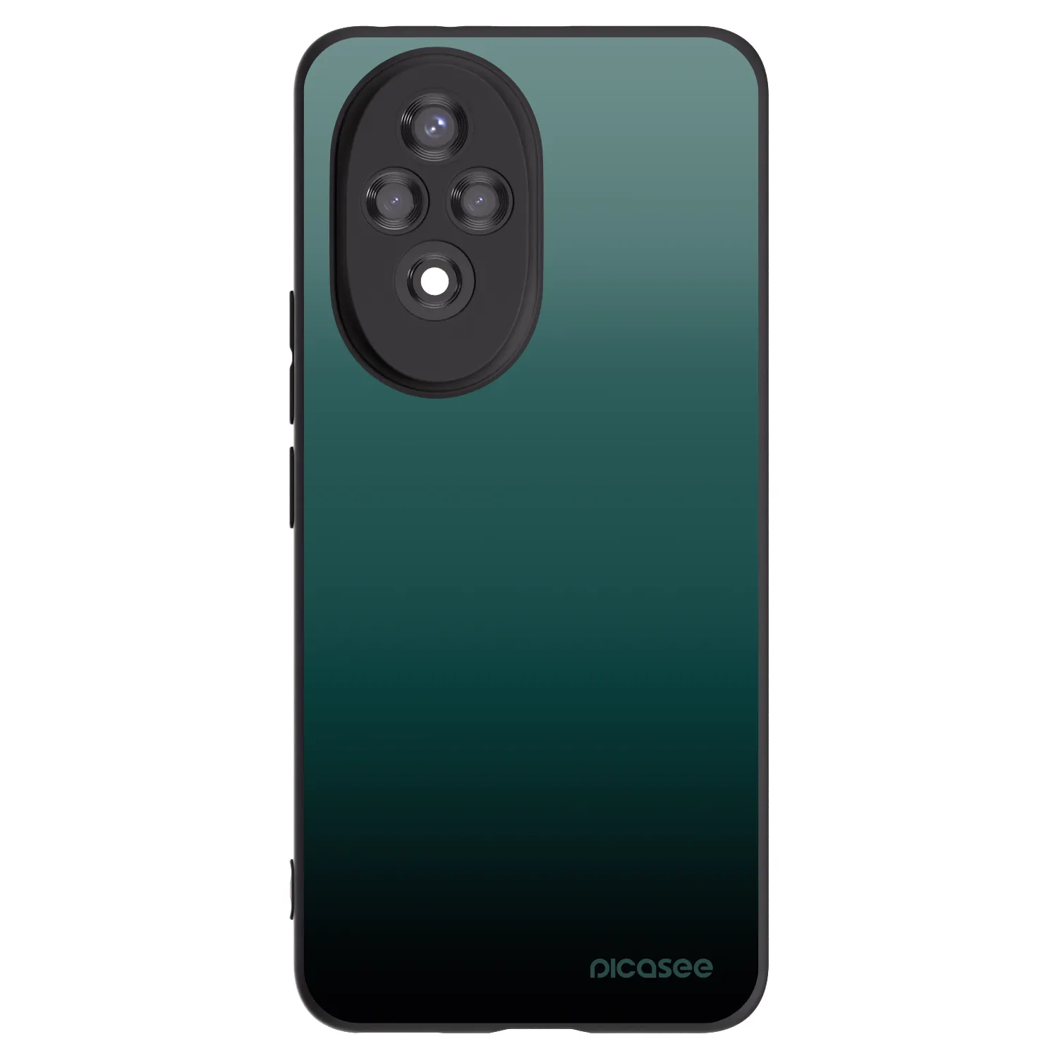 Picasee silikonski črni ovitek za Honor 200 Pro 5G - Verdant Fade