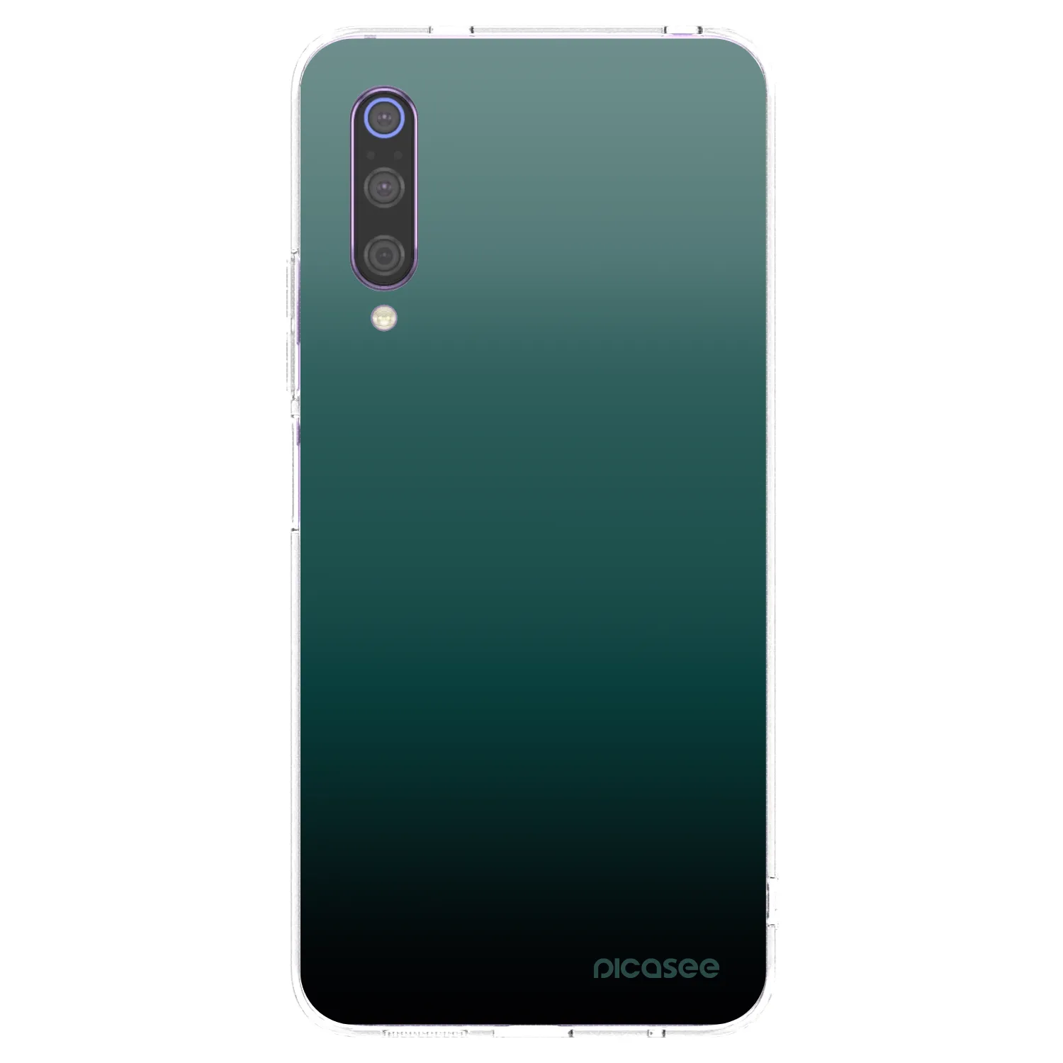 Picasee silikonski prozorni ovitek za Xiaomi Mi 9 - Verdant Fade