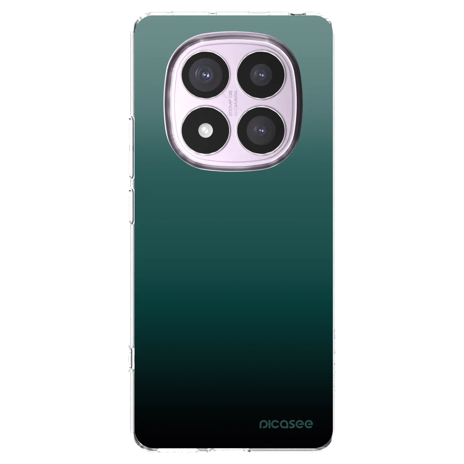 Picasee silikonski prozorni ovitek za Xiaomi Redmi Note 14 Pro 5G - Verdant Fade