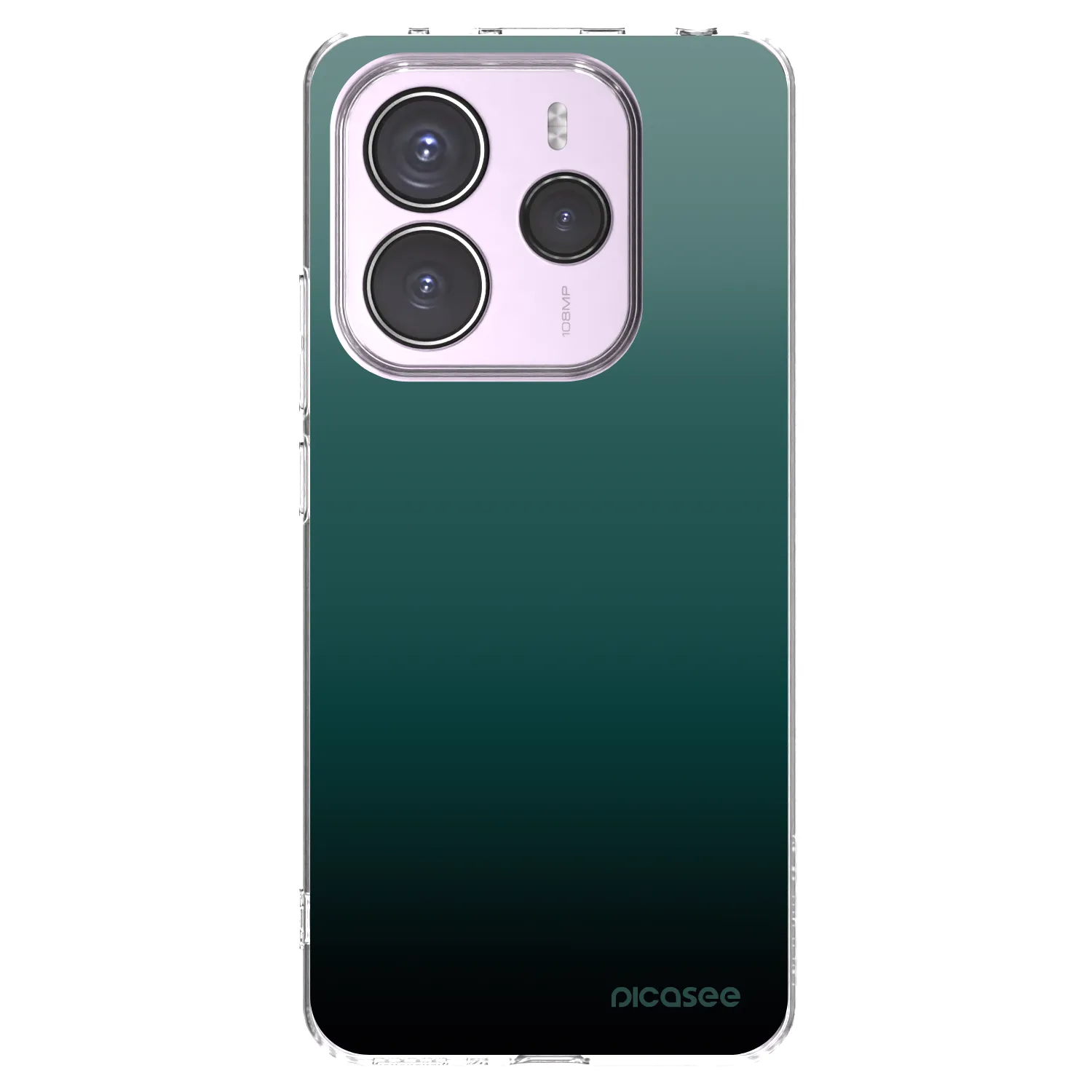 Picasee silikonski prozorni ovitek za Xiaomi Redmi Note 14 5G - Verdant Fade