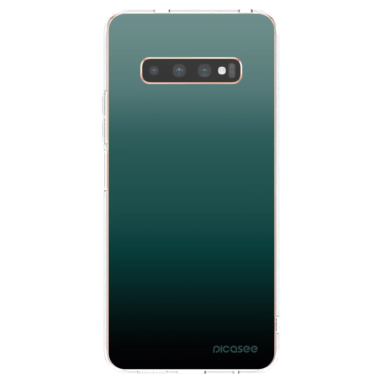 Picasee silikonski prozorni ovitek za Samsung Galaxy S10 Plus G975 - Verdant Fade