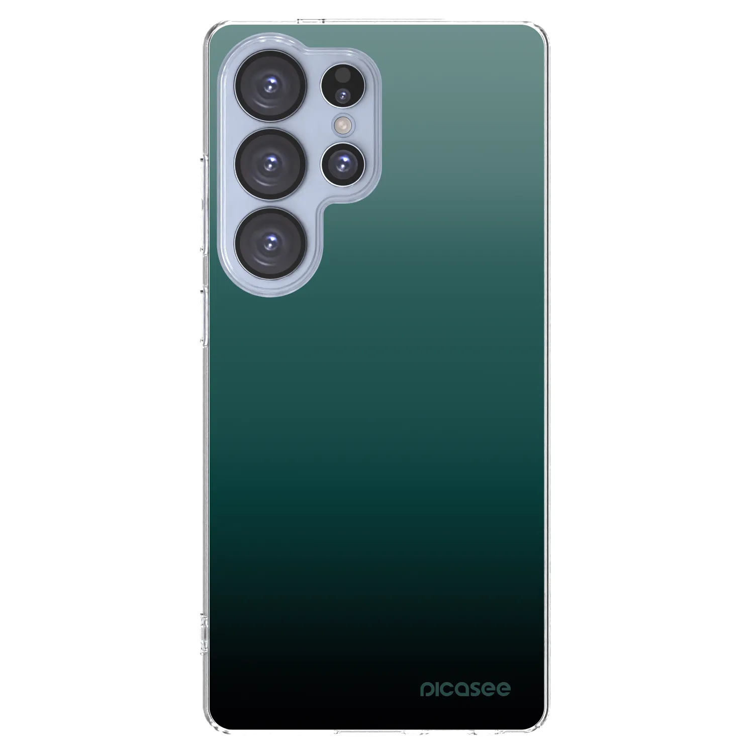 Picasee silikonski prozorni ovitek za Samsung Galaxy S25 Ultra 5G - Verdant Fade