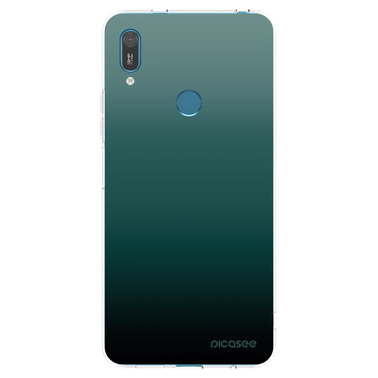 Picasee silikonski prozorni ovitek za Huawei Y7 2019 - Verdant Fade