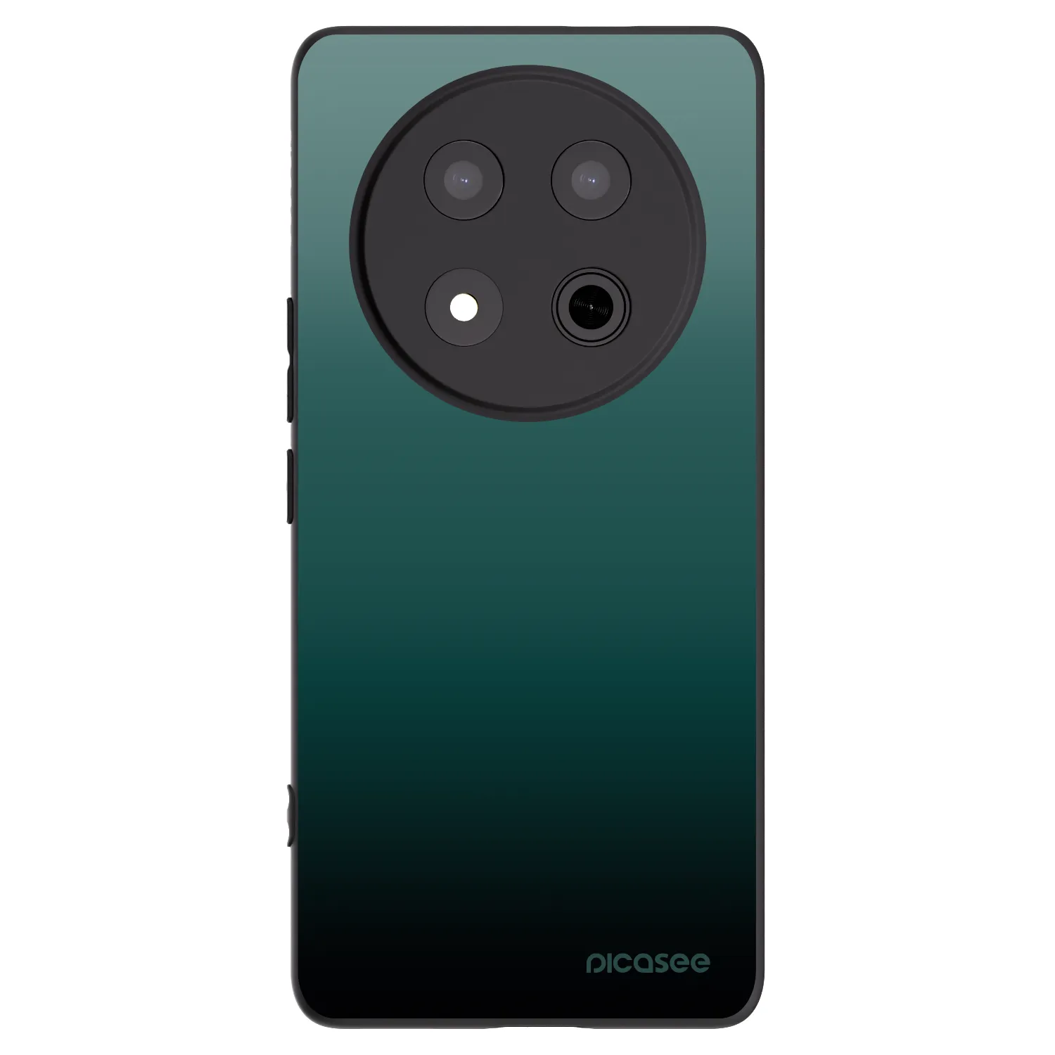 Picasee silikonski črni ovitek za Honor Magic7 Lite 5G - Verdant Fade