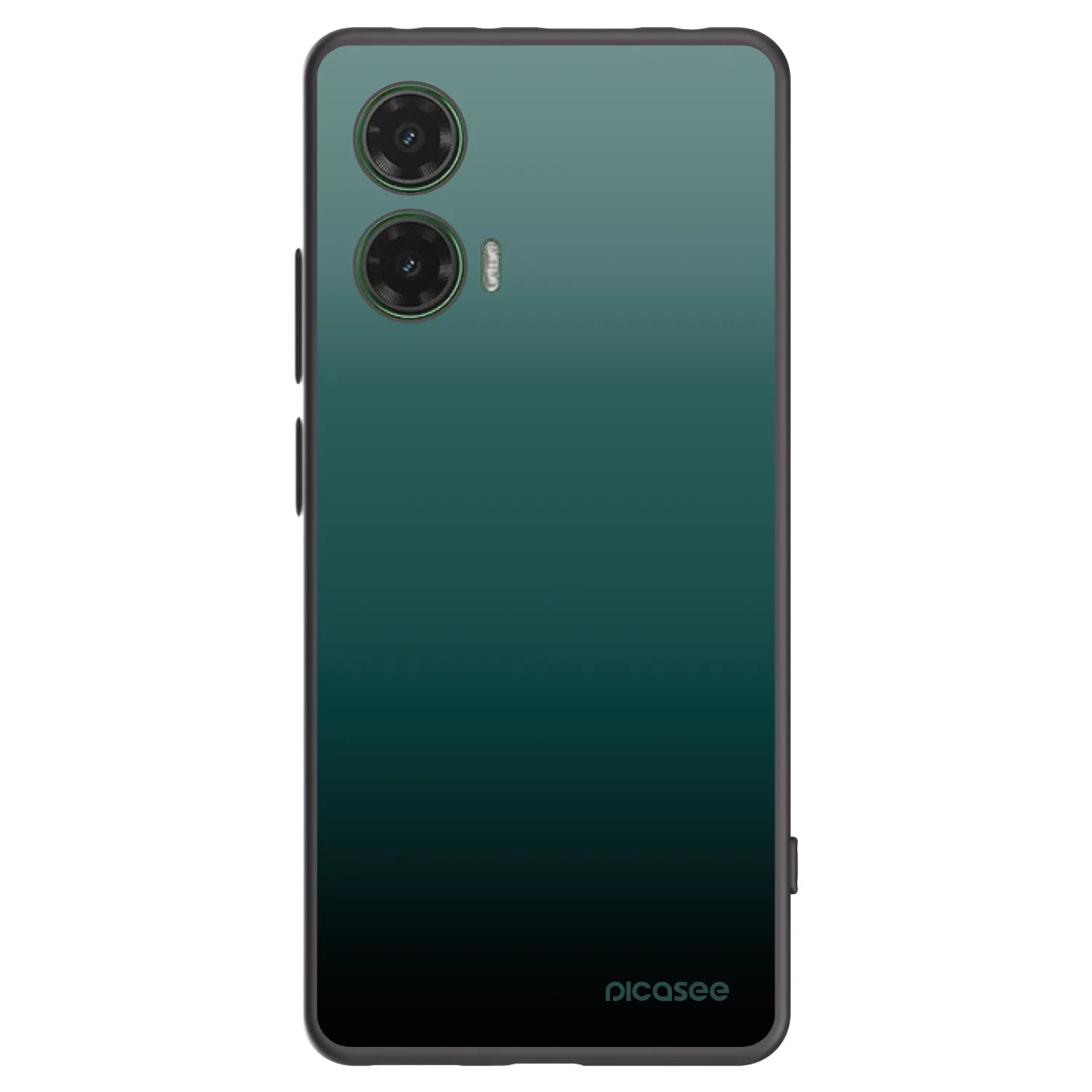 Picasee silikonski črni ovitek za Motorola Moto G35 5G - Verdant Fade